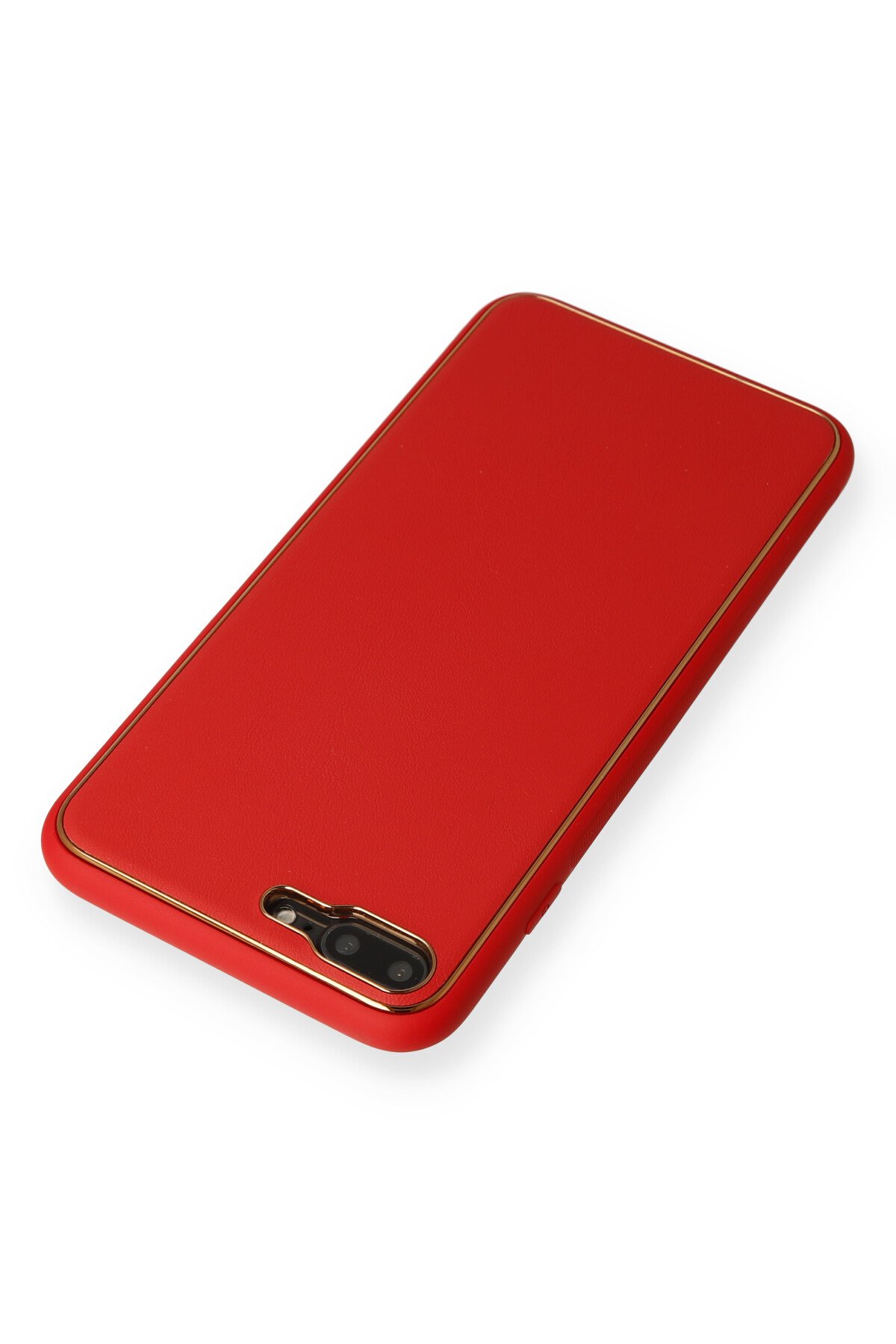 Newface iPhone 8 Plus Kılıf Coco Karbon Silikon - Kırmızı