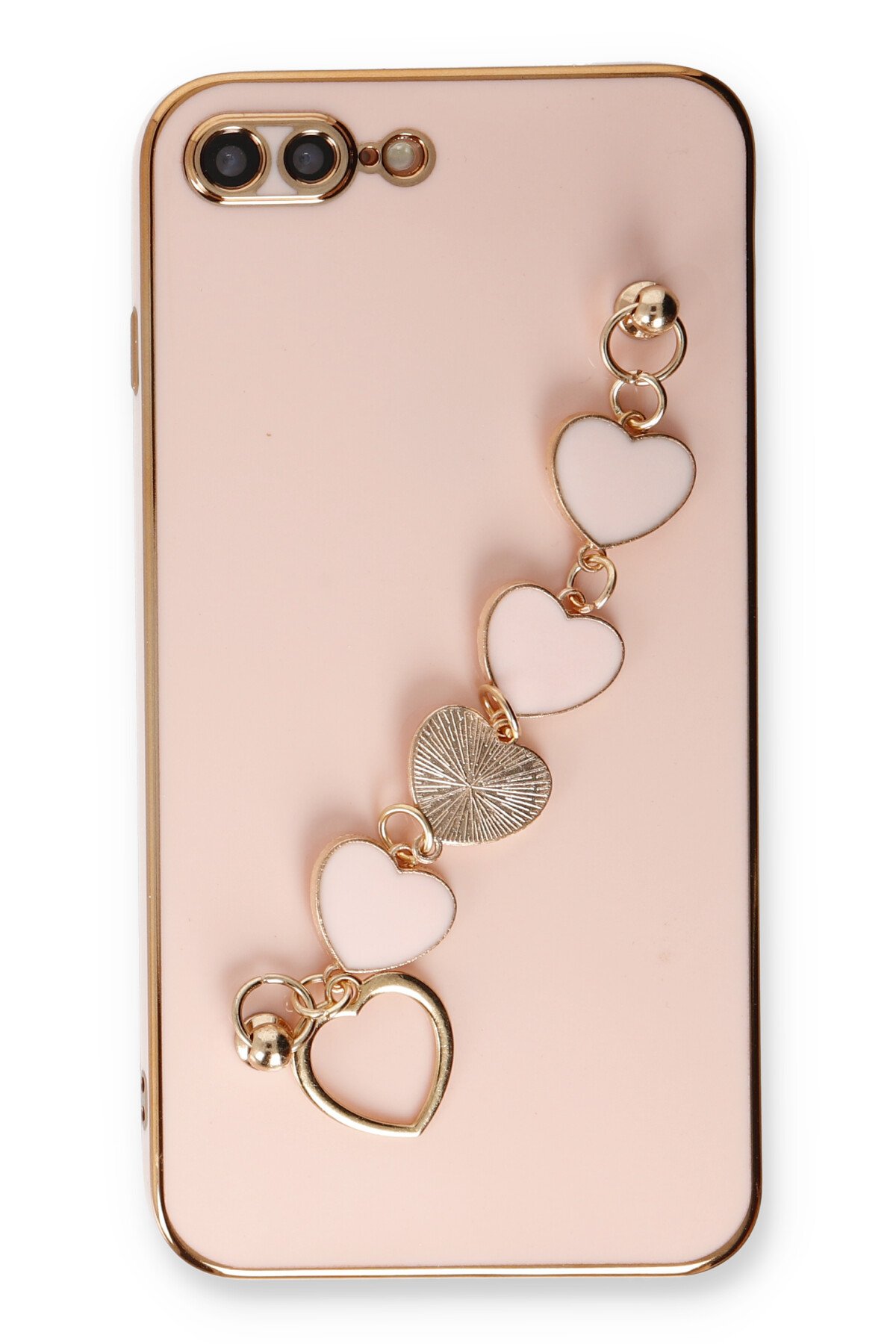 Newface iPhone 8 Plus Kılıf Coco Deri Standlı Kapak - Kırmızı