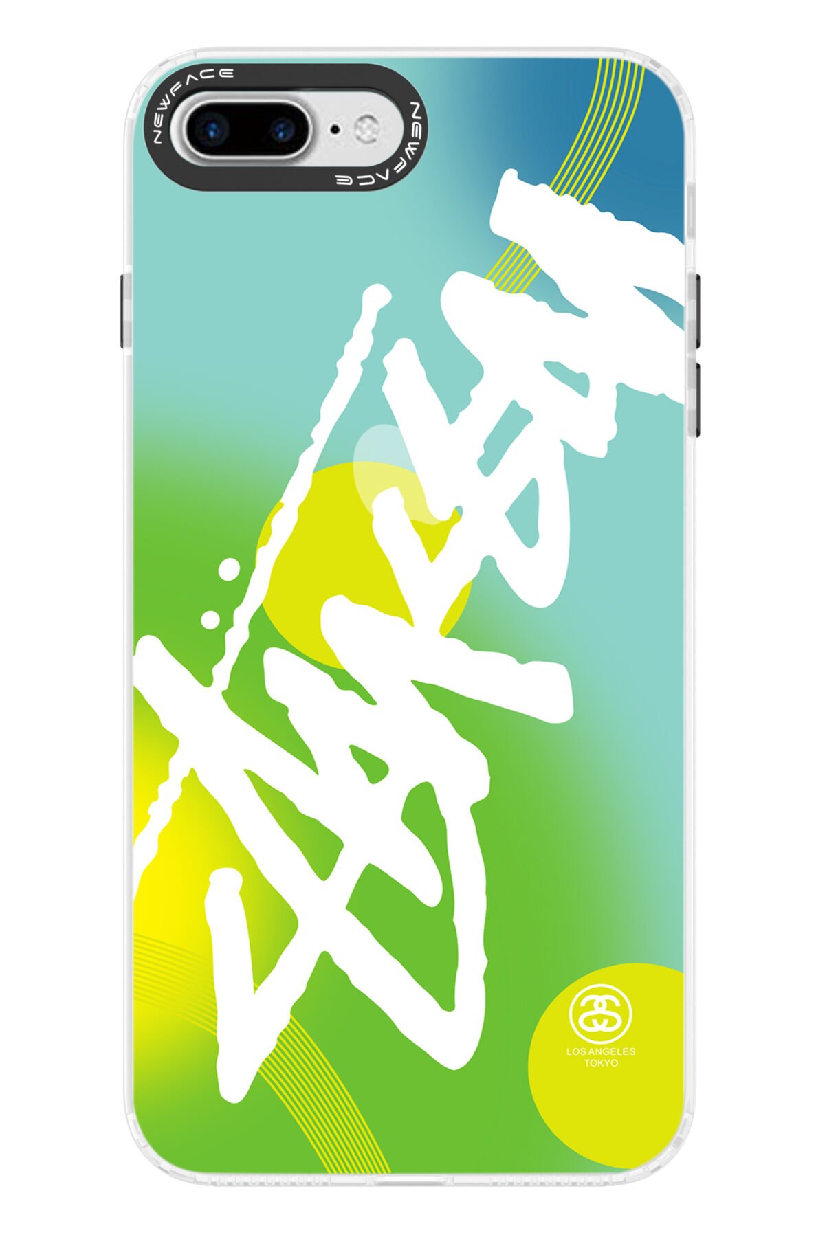 Newface iPhone 8 Plus Kılıf Color Lens Silikon - Kırmızı