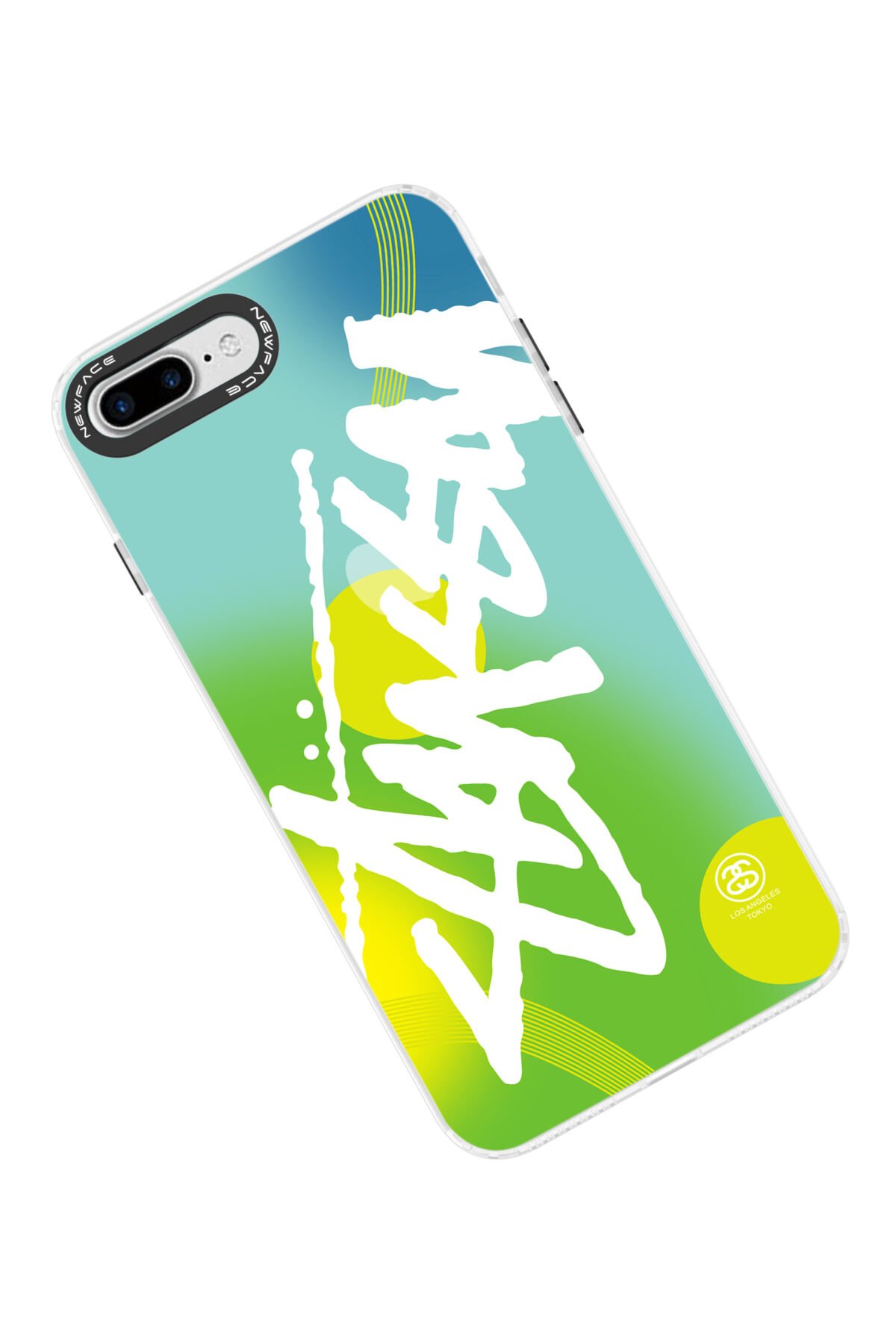 Newface iPhone 8 Plus Kılıf Color Lens Silikon - Kırmızı