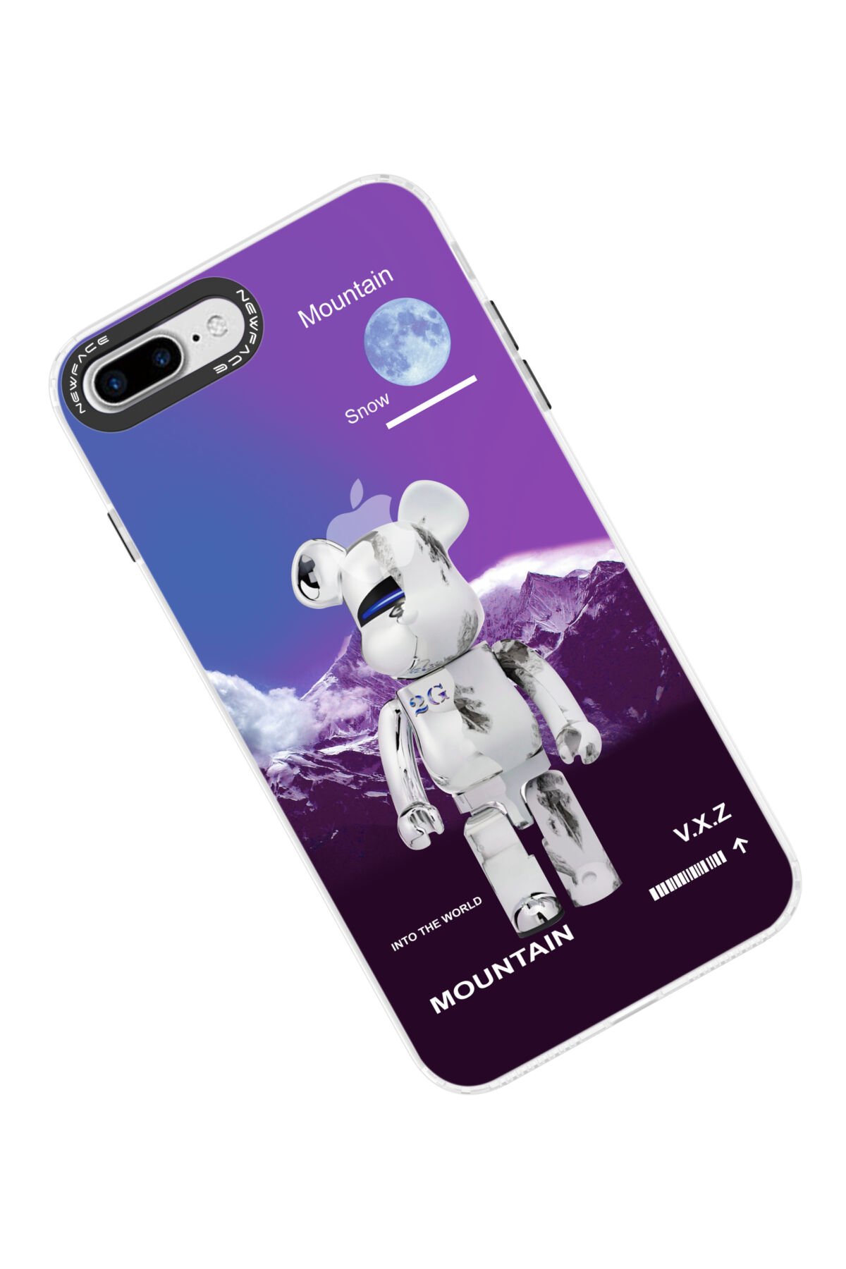 Newface iPhone 8 Plus 3D Antistatik Seramik Nano Ekran Koruyucu - Siyah