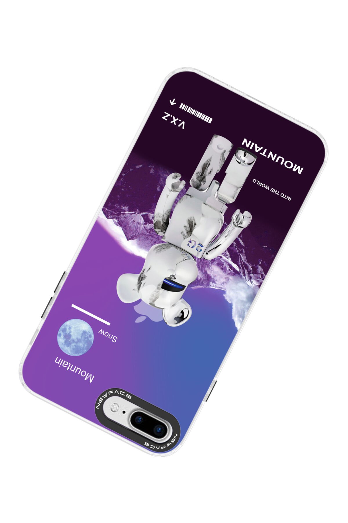 Newface iPhone 8 Plus 3D Antistatik Seramik Nano Ekran Koruyucu - Siyah