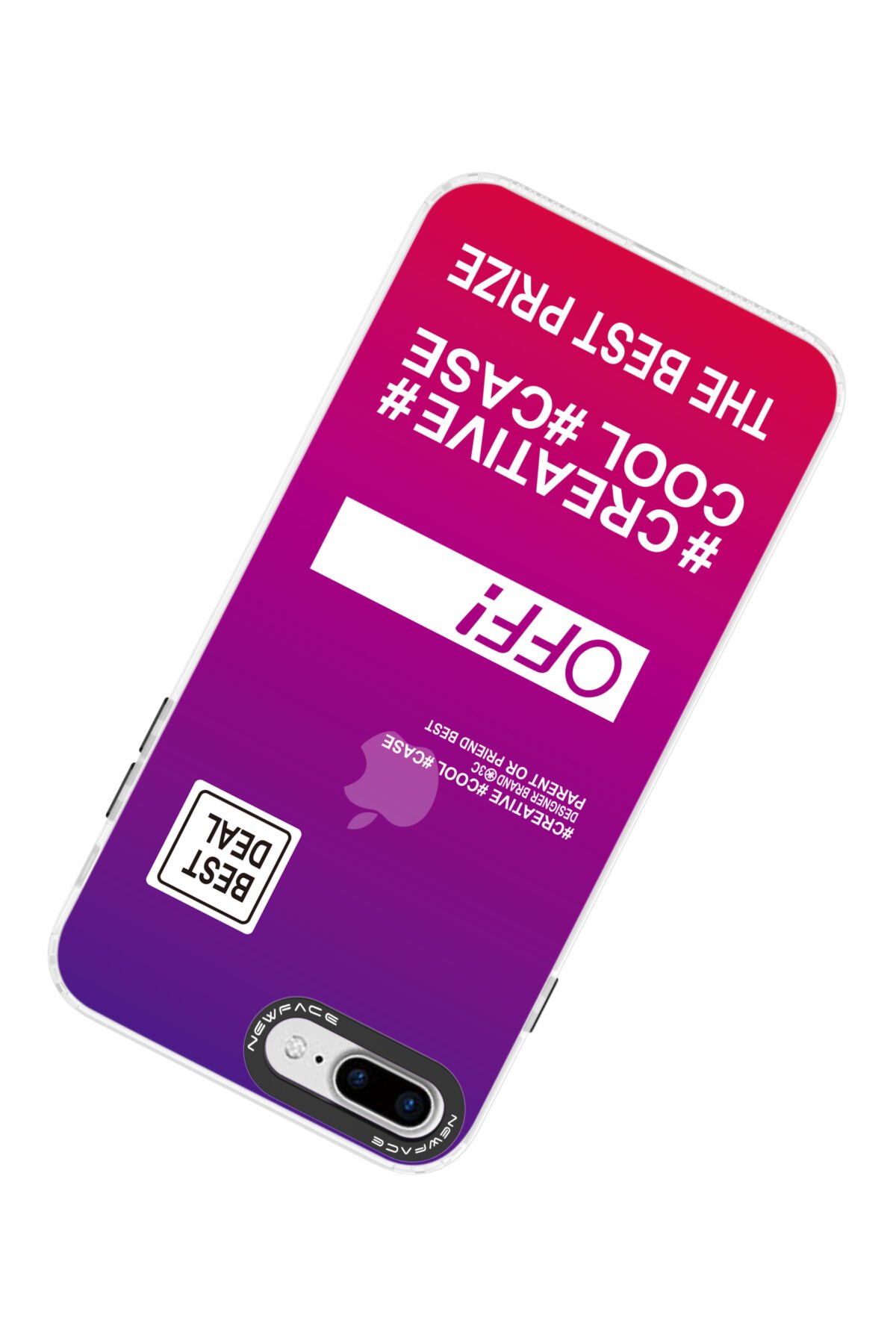 Newface iPhone 8 Plus Mat Seramik Nano Ekran Koruyucu - Siyah