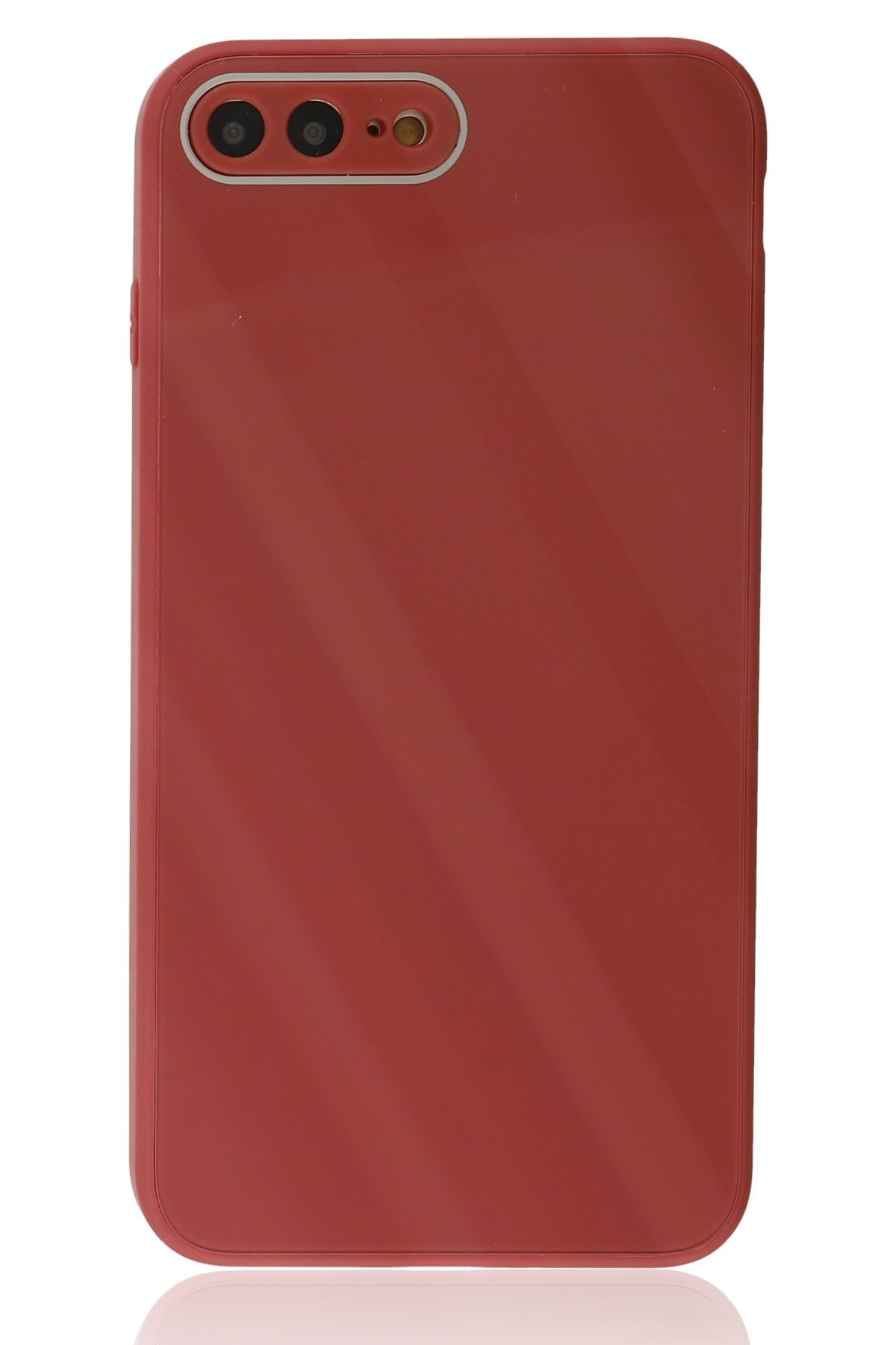 Newface iPhone 8 Plus Kılıf Optimum Silikon - Siyah