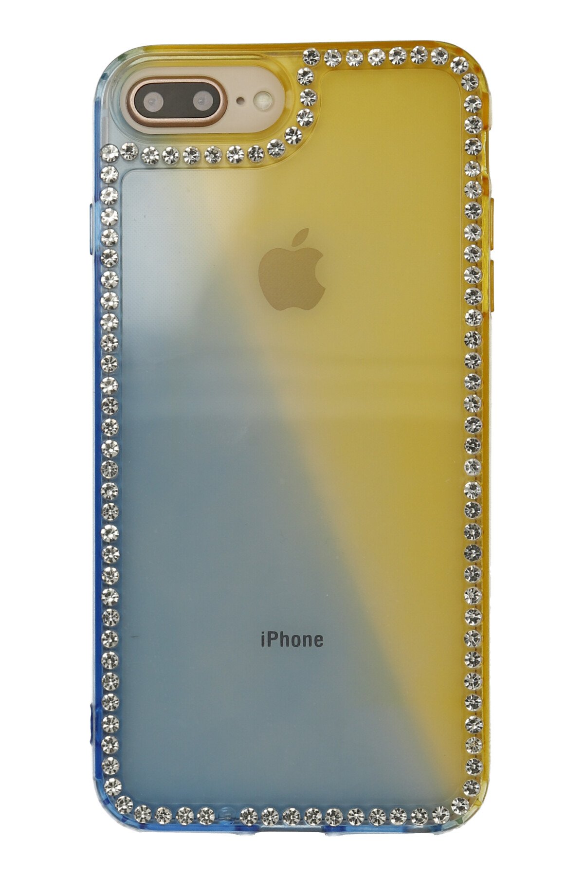 Newface iPhone 8 Plus Kılıf Lansman Glass Kapak - Koyu Yeşil
