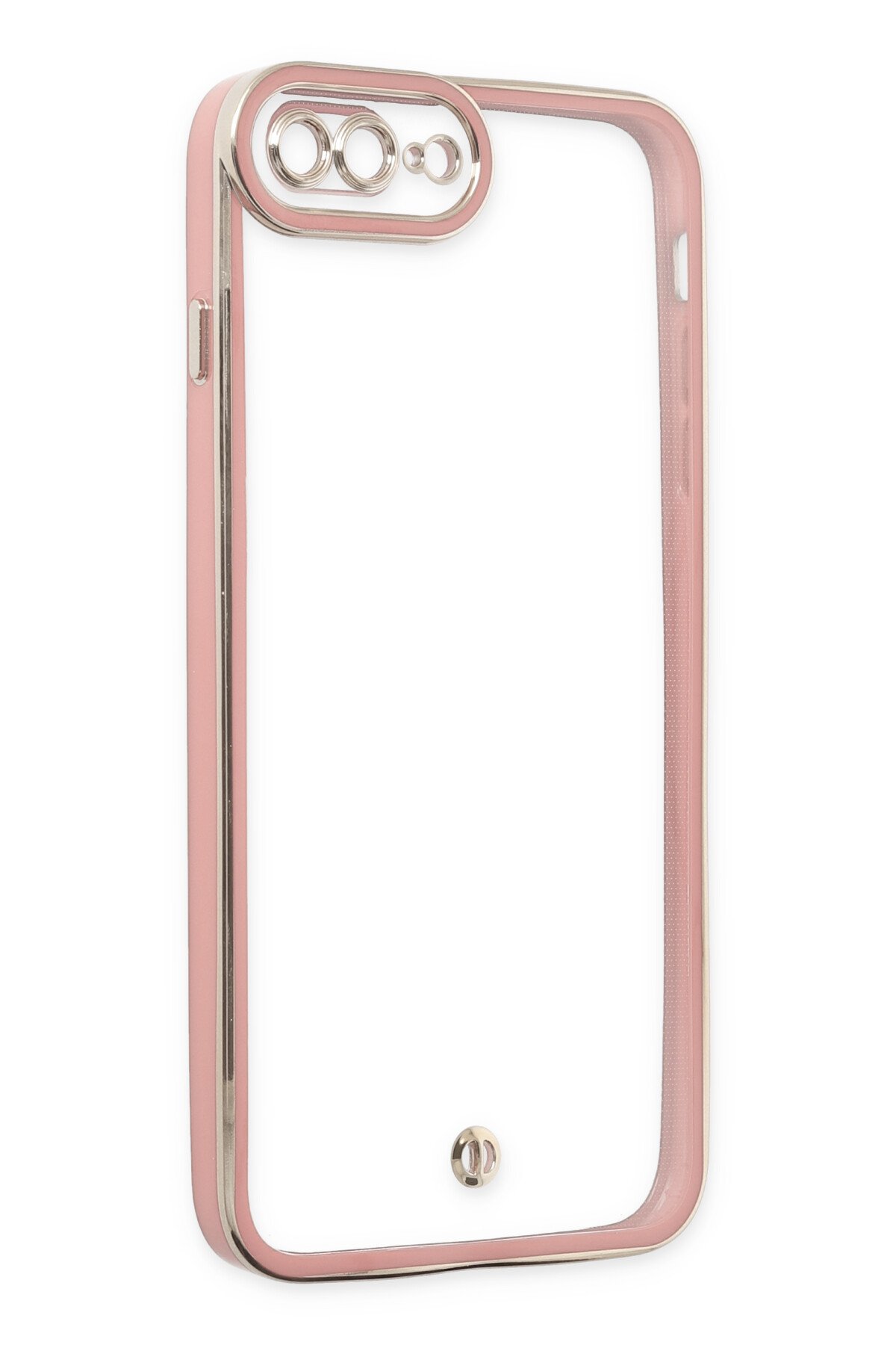 Newface iPhone 8 Plus Kılıf Nano içi Kadife Silikon - Mavi