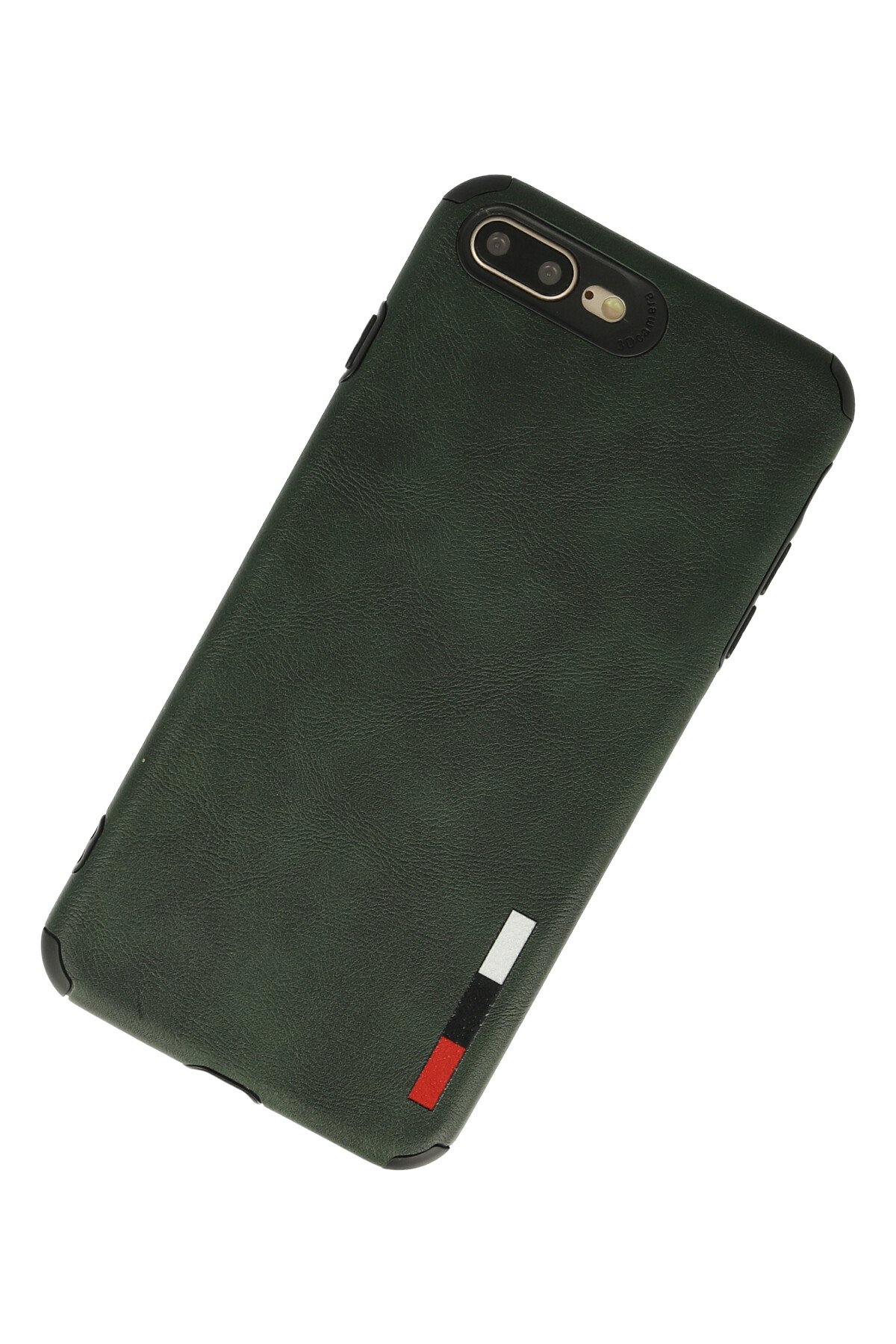 Newface iPhone 8 Plus Kılıf Lansman Glass Kapak - Koyu Yeşil