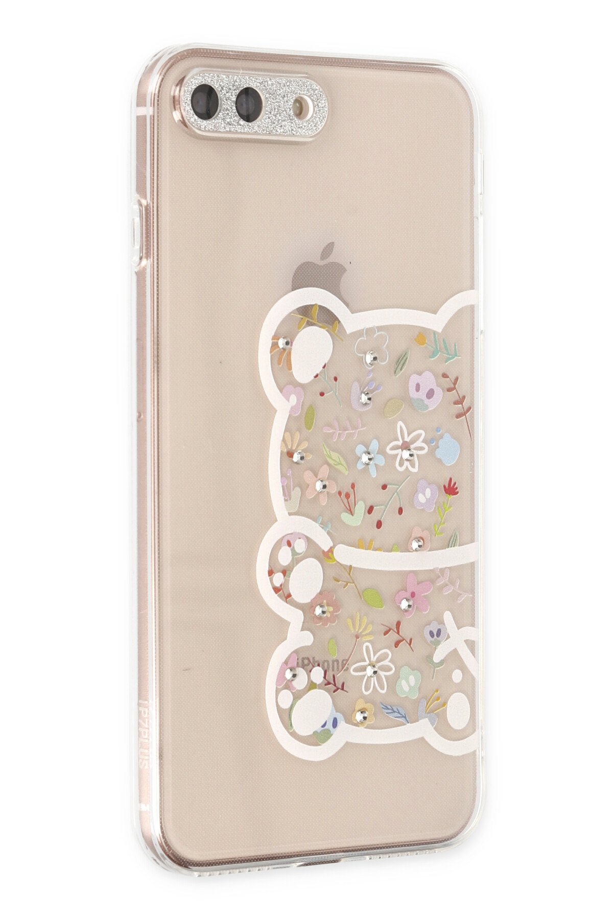Newface iPhone 8 Plus Kılıf Lansman Glass Kapak - Kırmızı