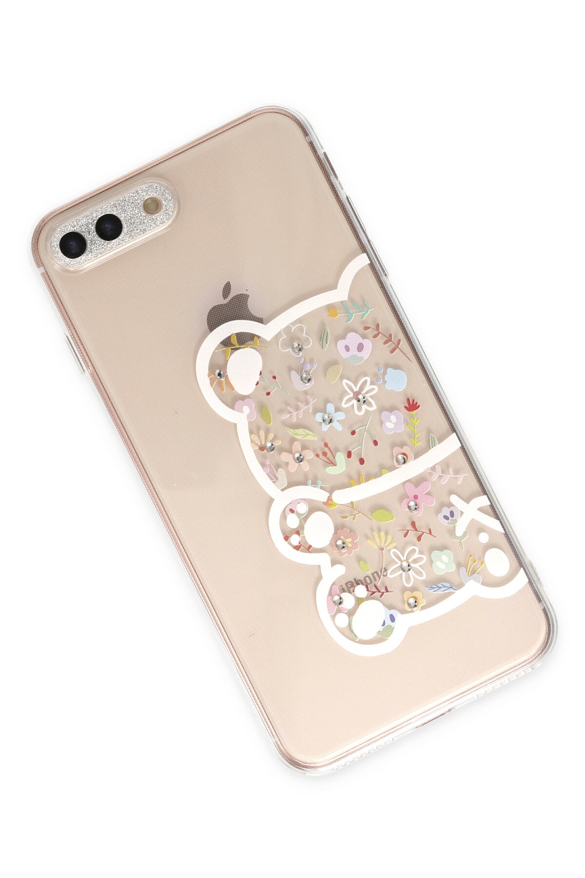 Newface iPhone 8 Plus Kılıf Lansman Glass Kapak - Kırmızı