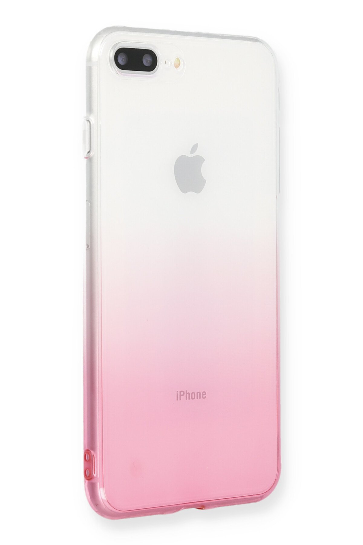Newface iPhone 7 Plus Kılıf Coco Deri Silikon Kapak - Sarı