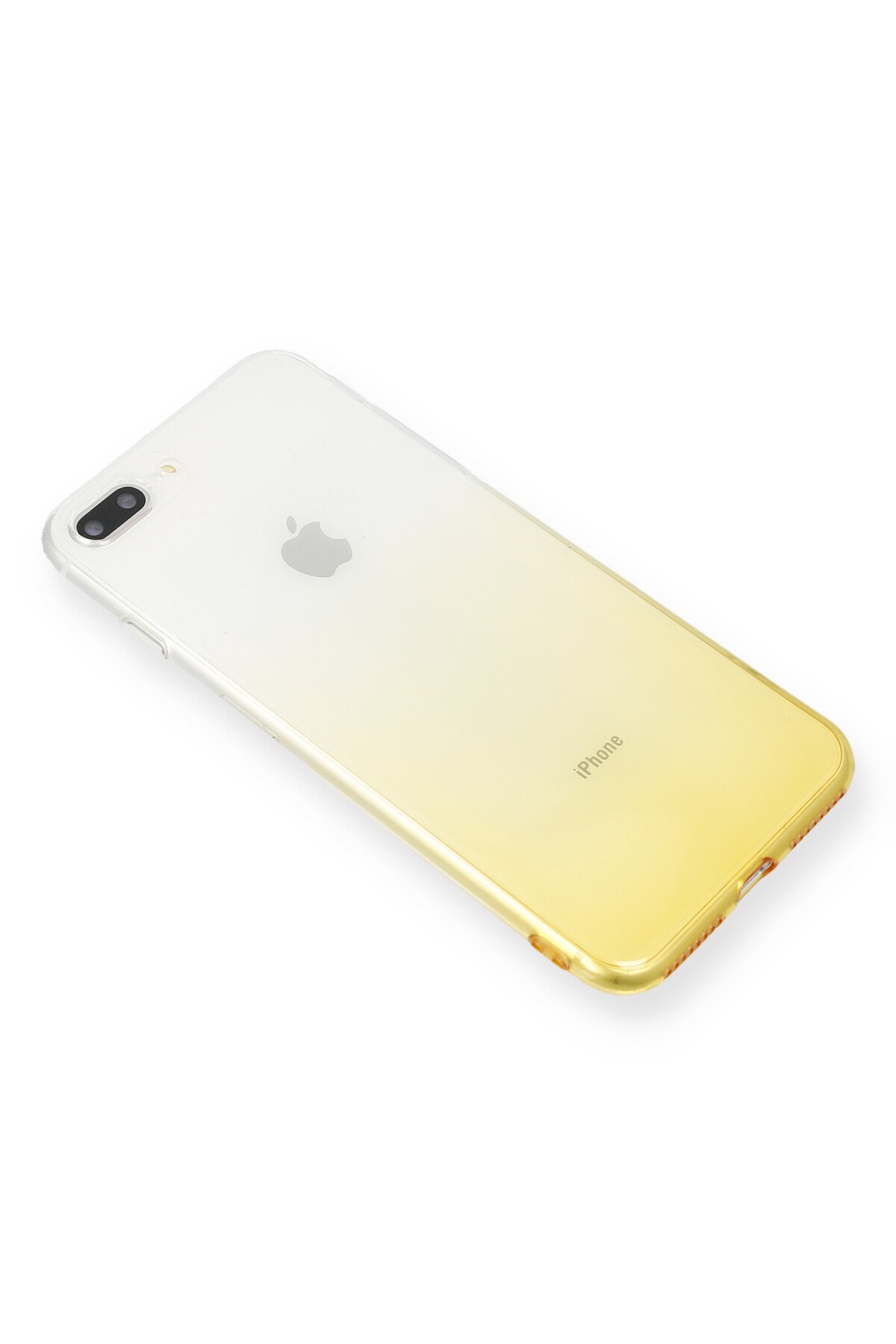 Newface iPhone 7 Plus Kılıf Pars Lens Yüzüklü Silikon - Gold