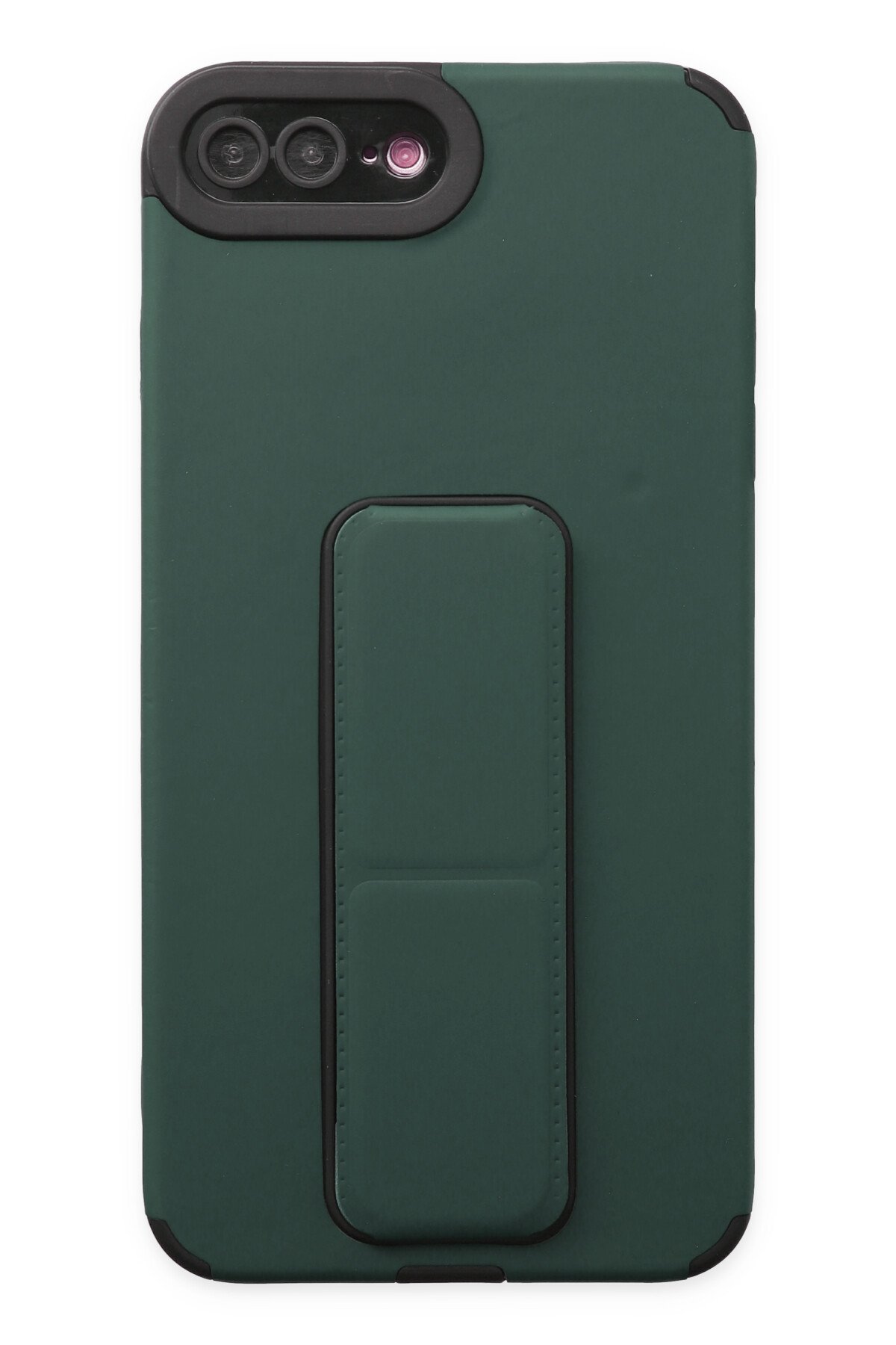 Newface iPhone 8 Plus Kılıf First Silikon - Koyu Yeşil