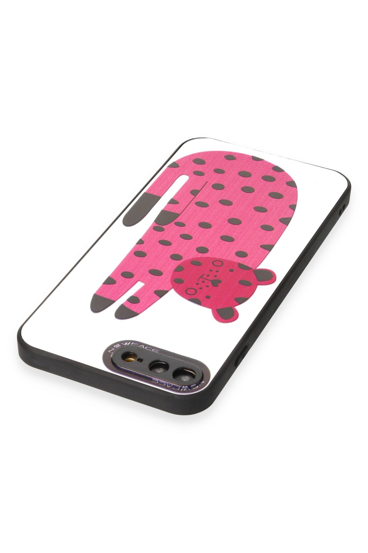 Newface iPhone 8 Plus Kılıf Lüx Şeffaf Silikon