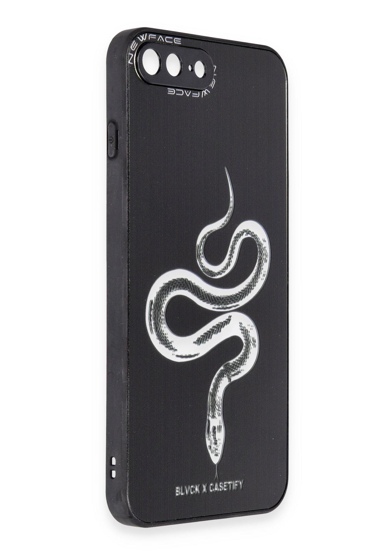 Newface iPhone 8 Plus Kılıf Volet Silikon - Kırmızı