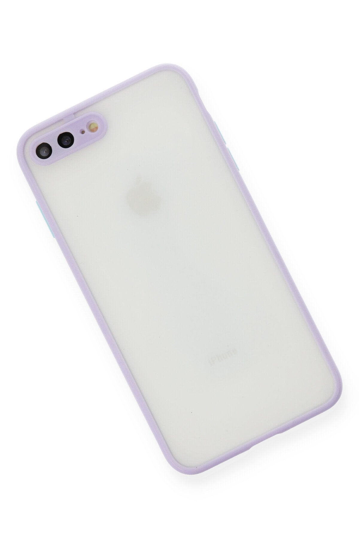 Newface iPhone 8 Plus Kılıf Pars Lens Yüzüklü Silikon - Yeşil