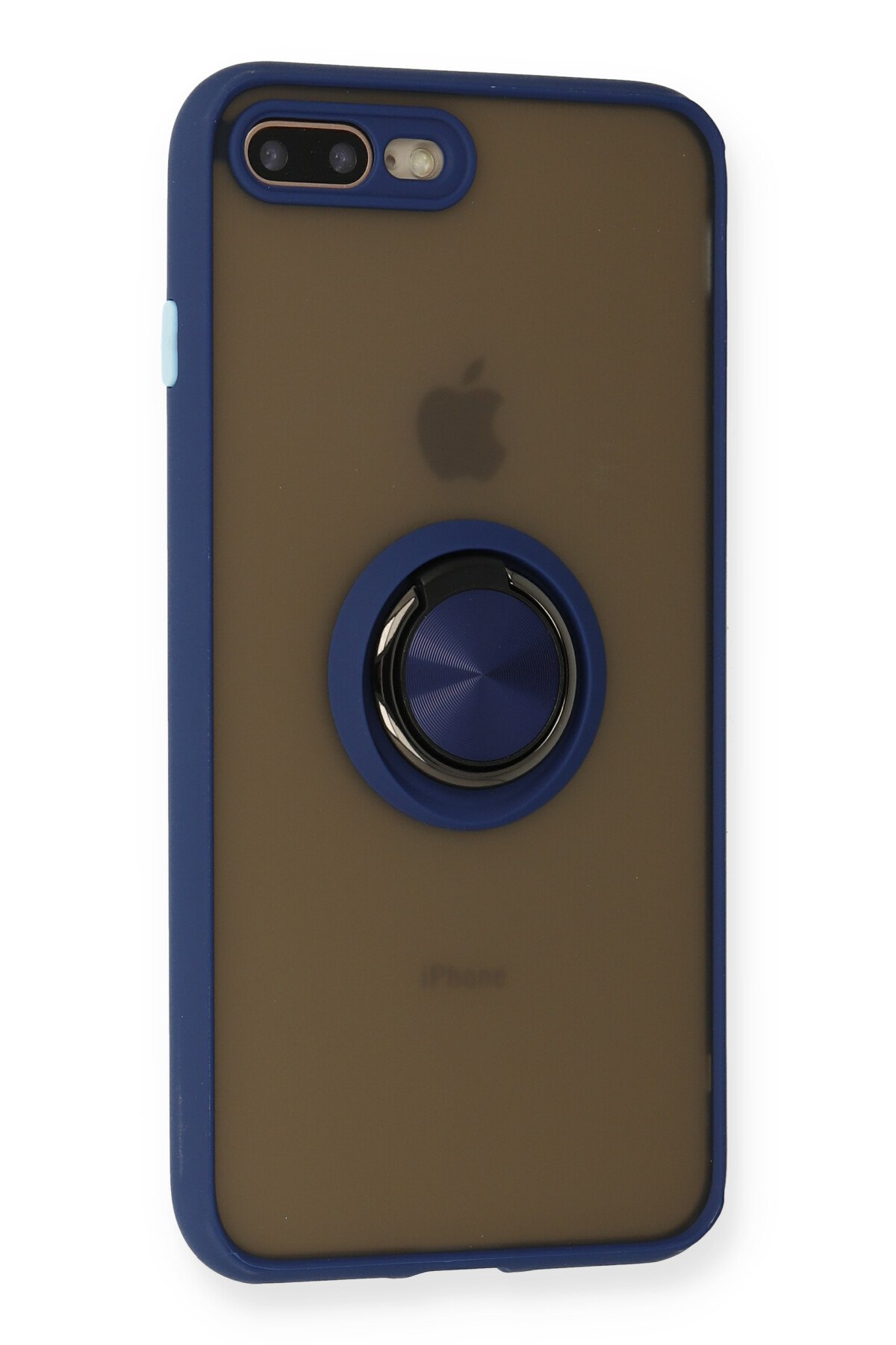 Newface iPhone 8 Plus Kılıf Coco Deri Standlı Kapak - Pudra