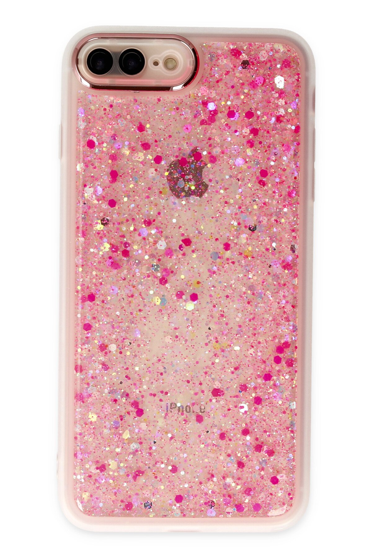 Newface iPhone 8 Plus 3D Antistatik Hayalet Cam Ekran Koruyucu - Beyaz