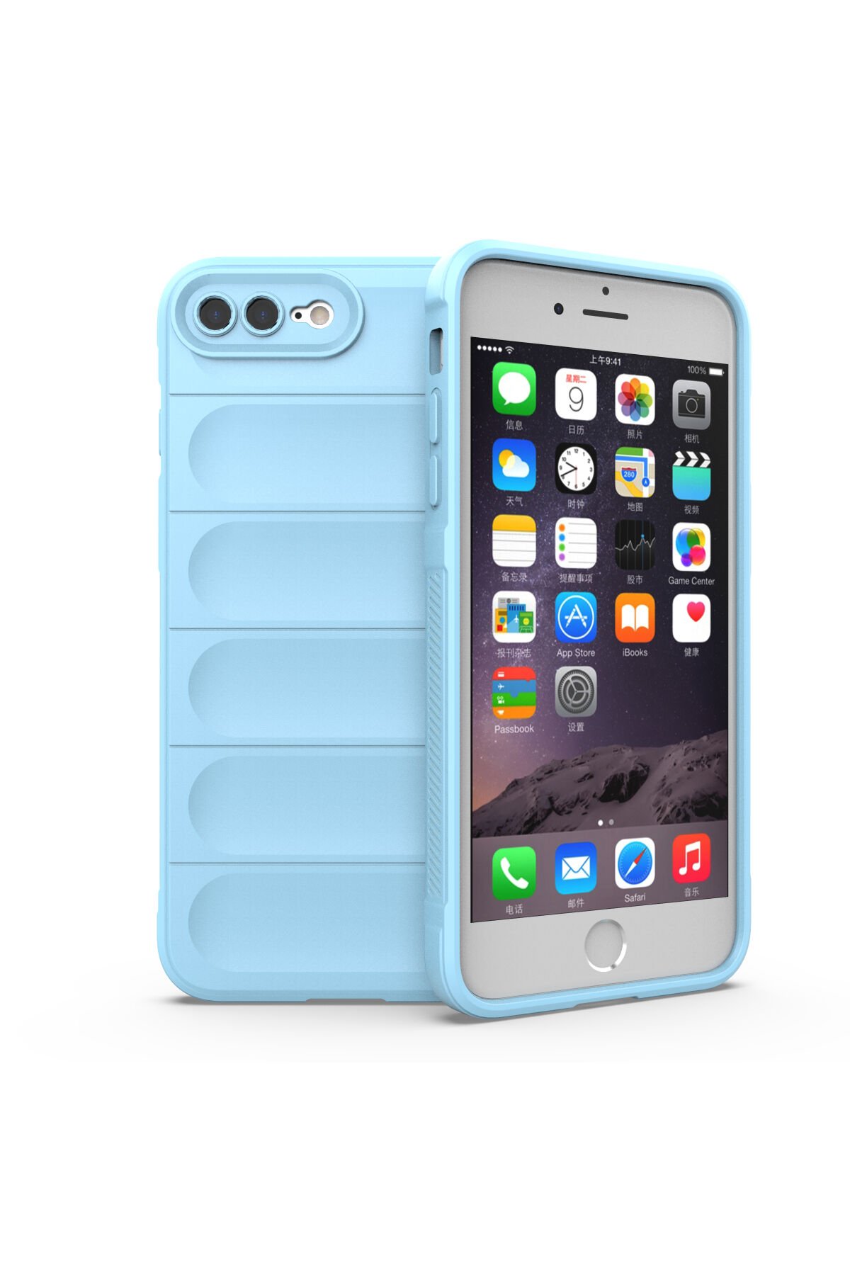 Newface iPhone 8 Plus Kılıf PP Ultra İnce Kapak - Pembe