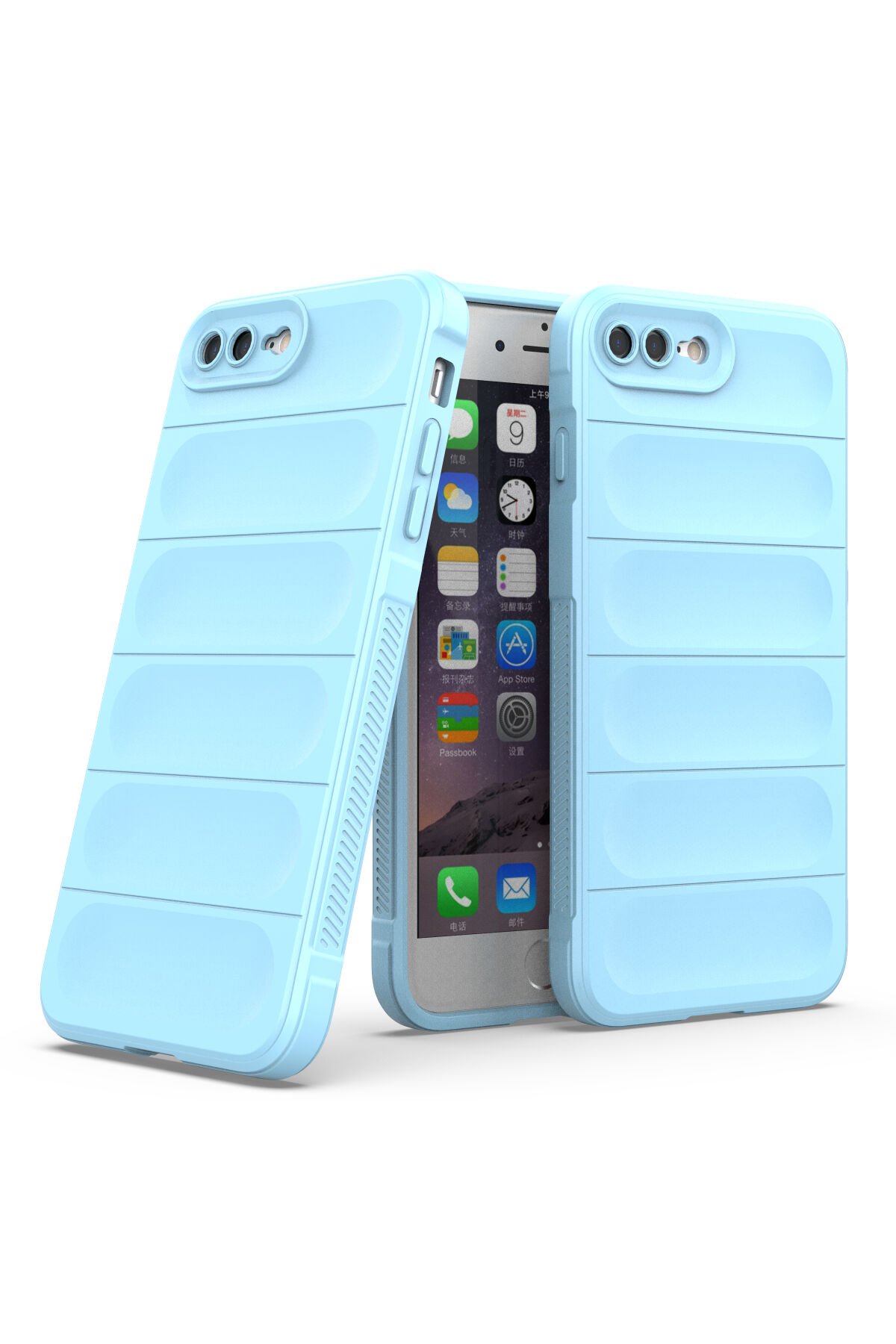 Newface iPhone 8 Plus Kılıf PP Ultra İnce Kapak - Pembe