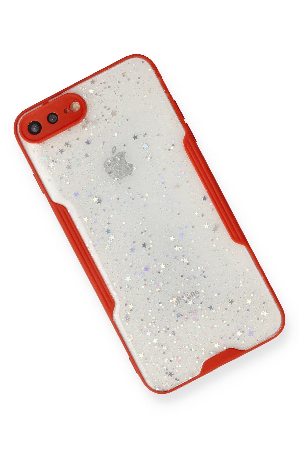 Newface iPhone 8 Plus Kılıf Coco Deri Standlı Kapak - Sarı
