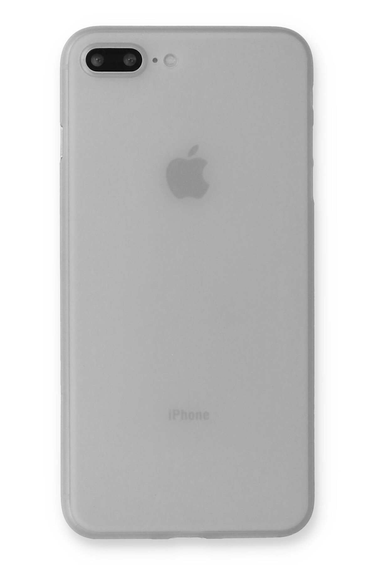 Newface iPhone 8 Plus 3D Antistatik Cam Ekran Koruyucu - Beyaz