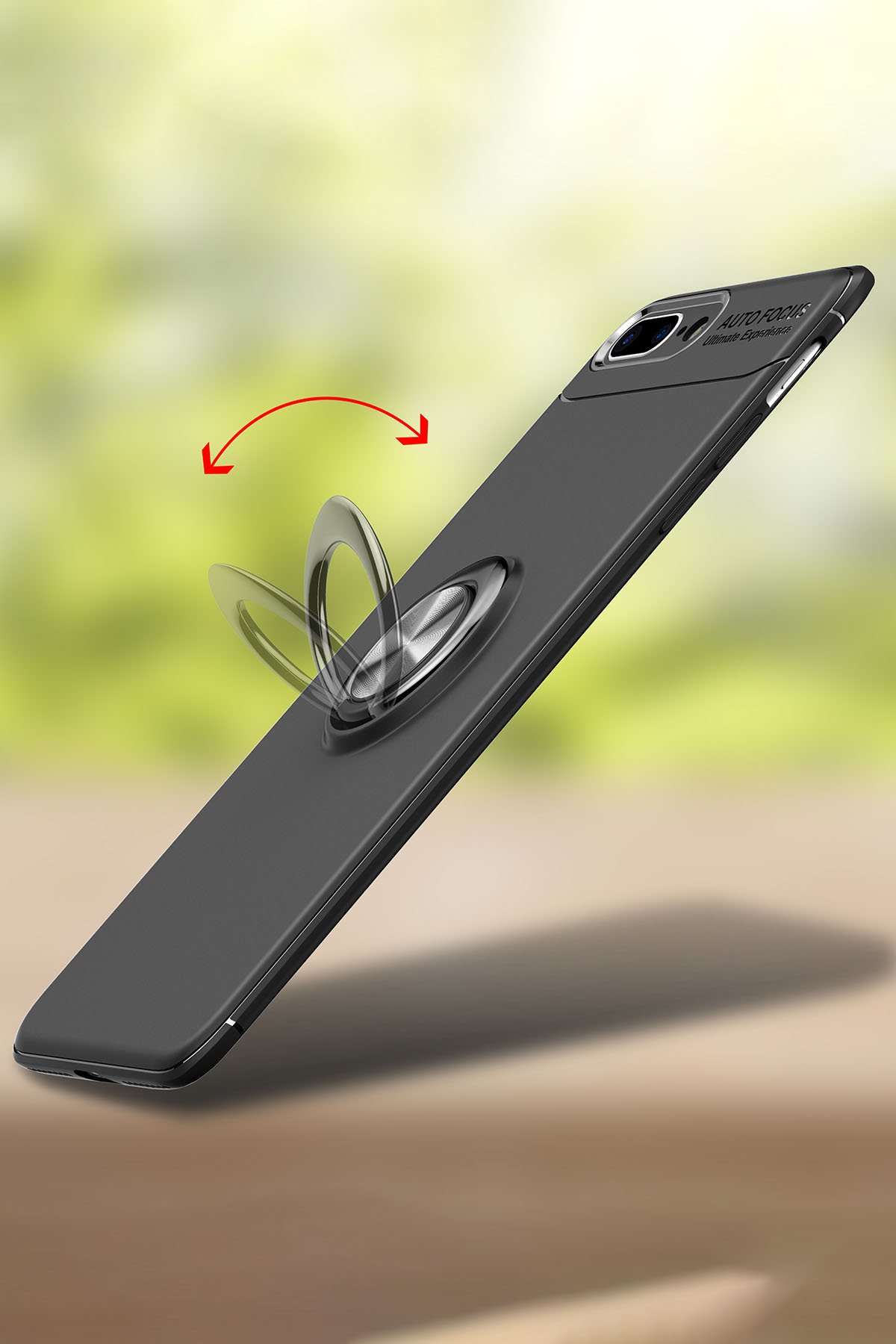 Newface iPhone 8 Plus Kılıf First Silikon - Kırmızı