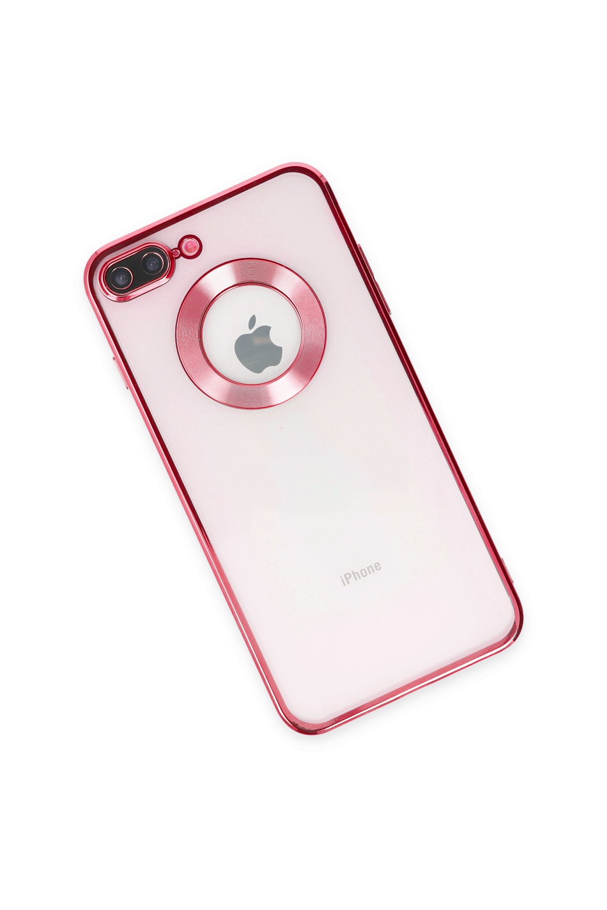 Newface iPhone 8 Plus Kılıf Volet Silikon - Mavi