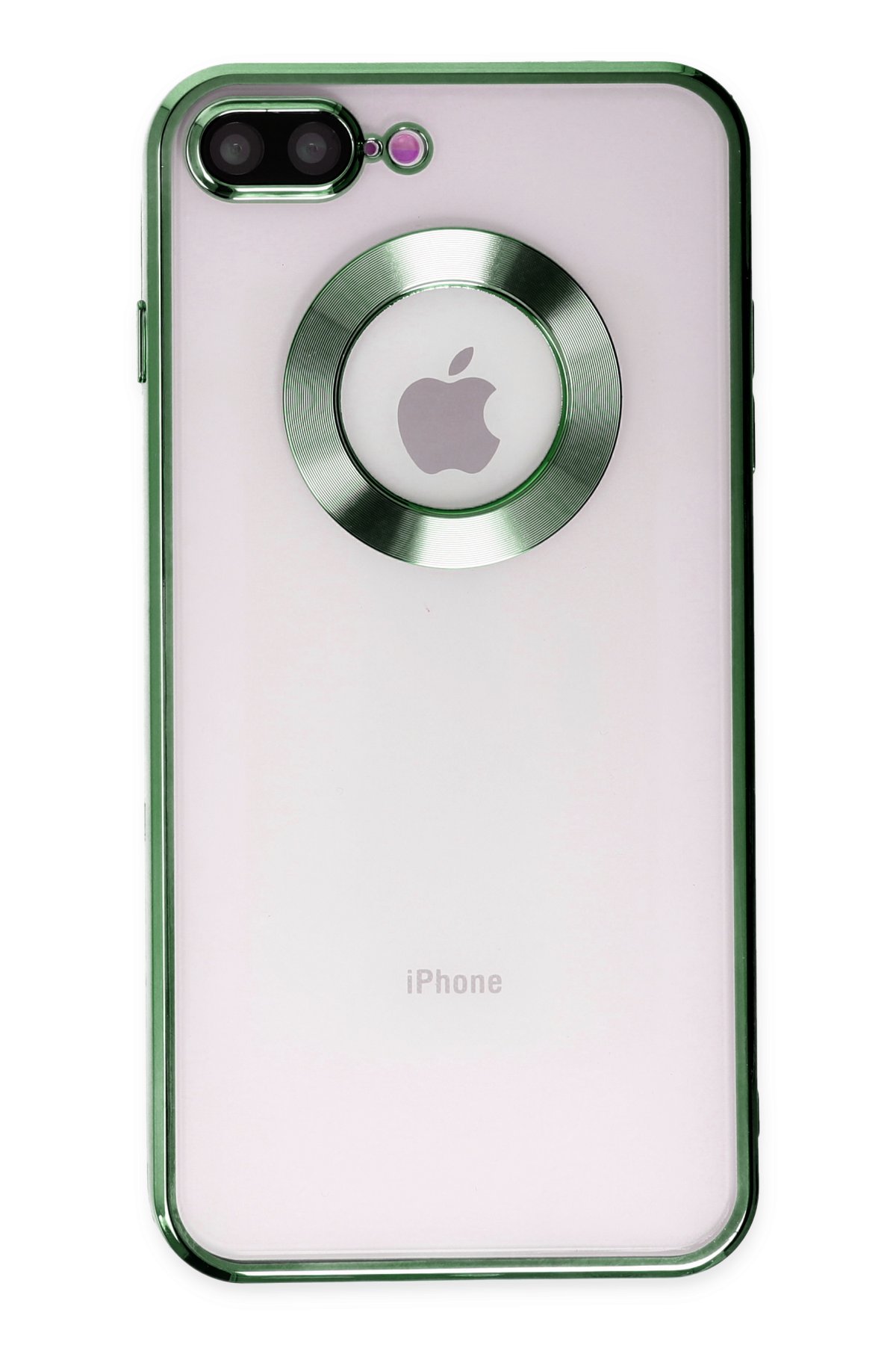 Newface iPhone 8 Plus Kılıf Lansman Legant Silikon - Fuşya