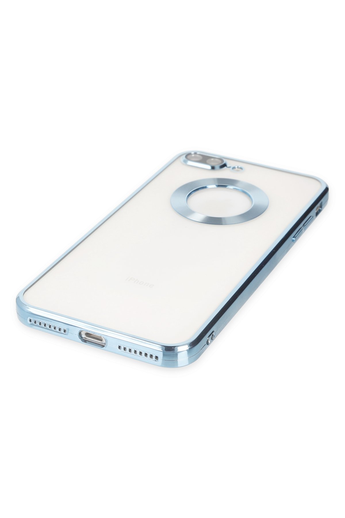 Newface iPhone 8 Plus Kılıf PP Ultra İnce Kapak - Sarı