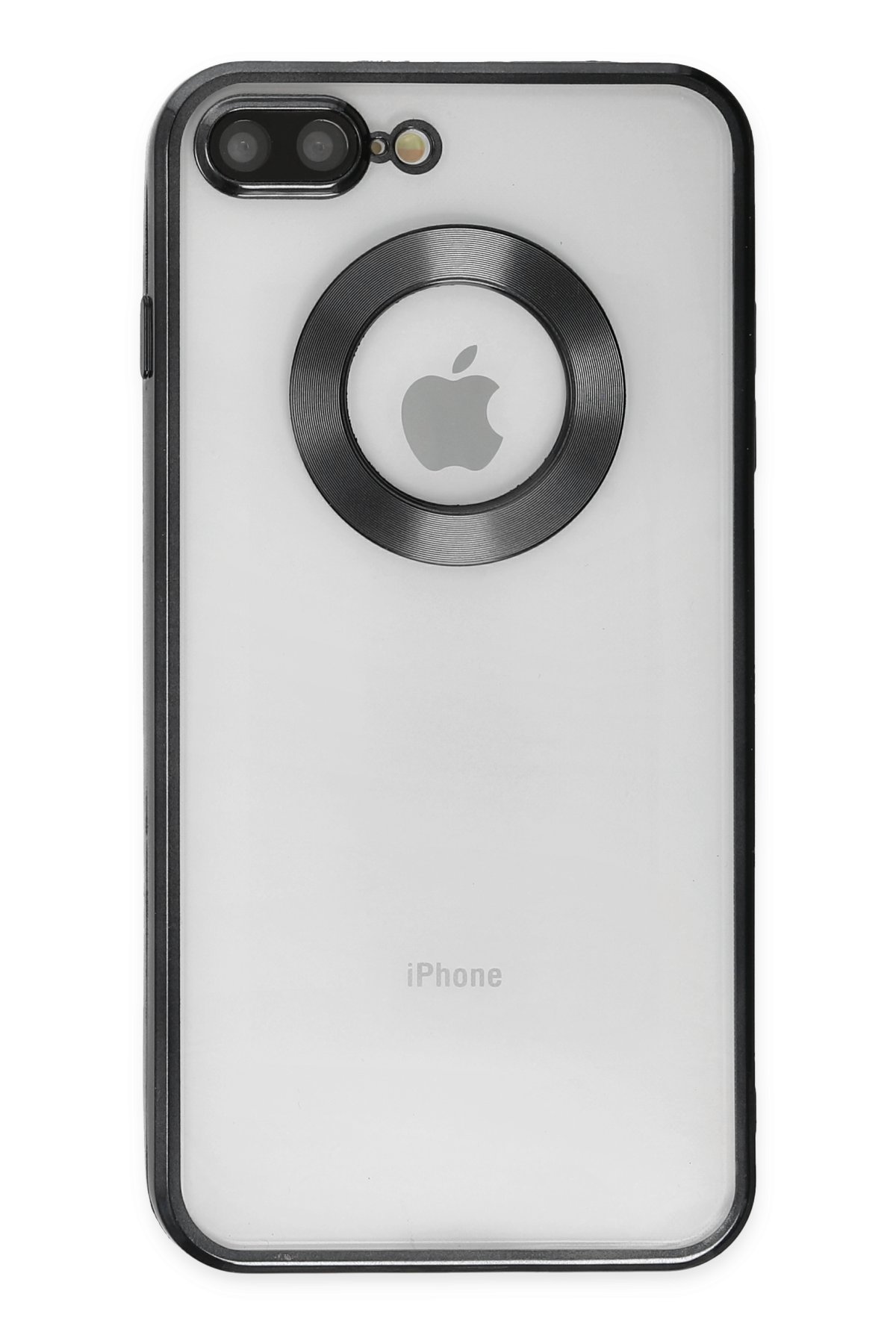 Newface iPhone 8 Plus Kılıf Lansman Glass Kapak - Lila