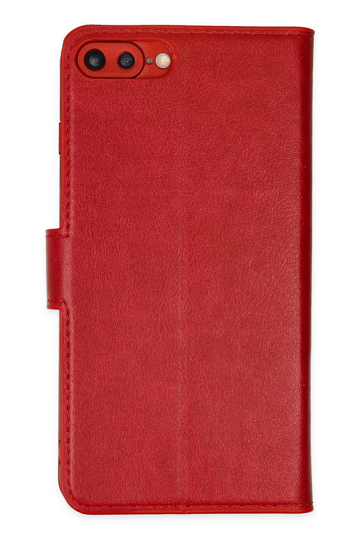 Newface iPhone 8 Plus Kılıf Color Lens Silikon - Kırmızı