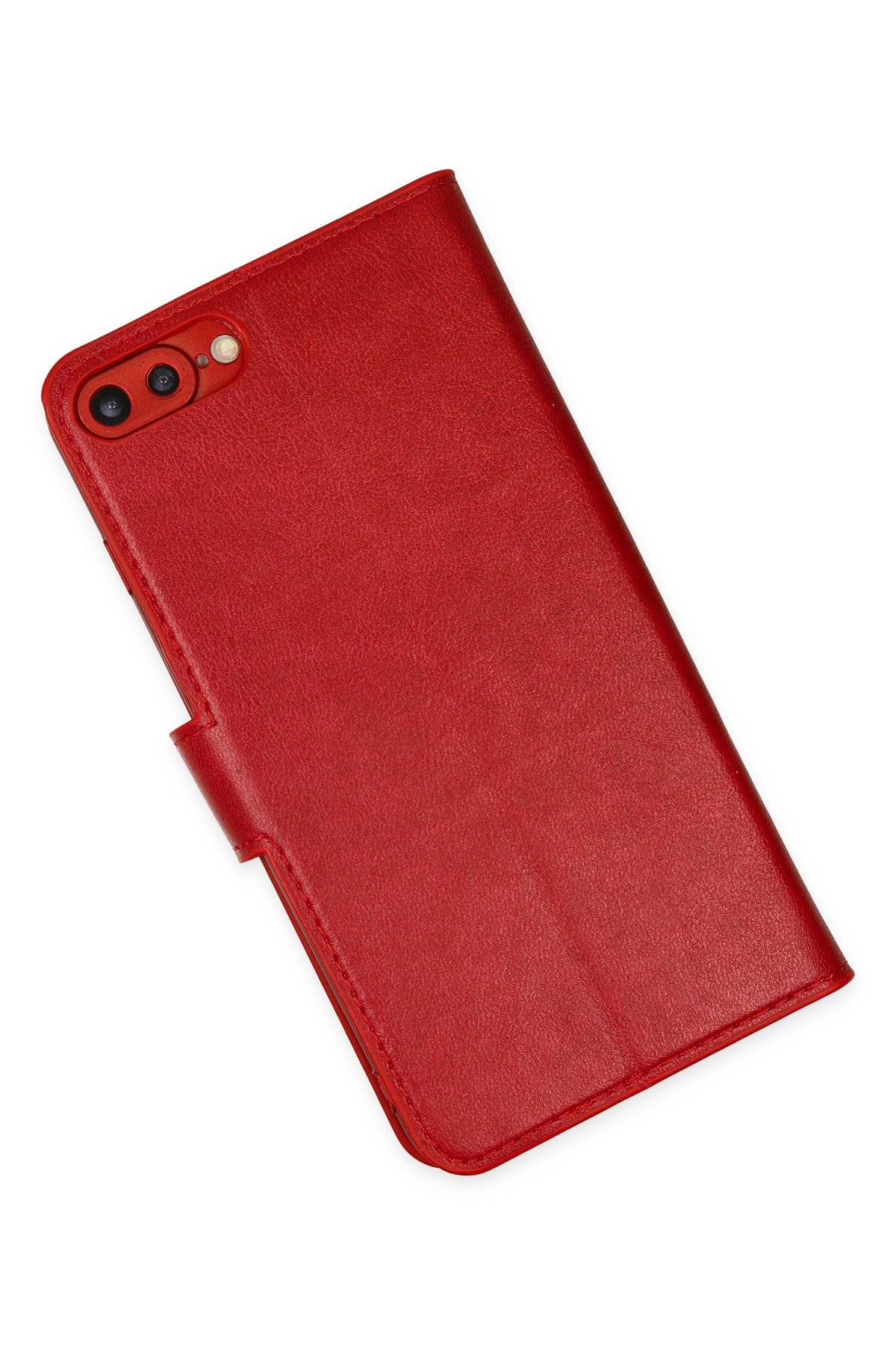 Newface iPhone 8 Plus Kılıf Color Lens Silikon - Kırmızı