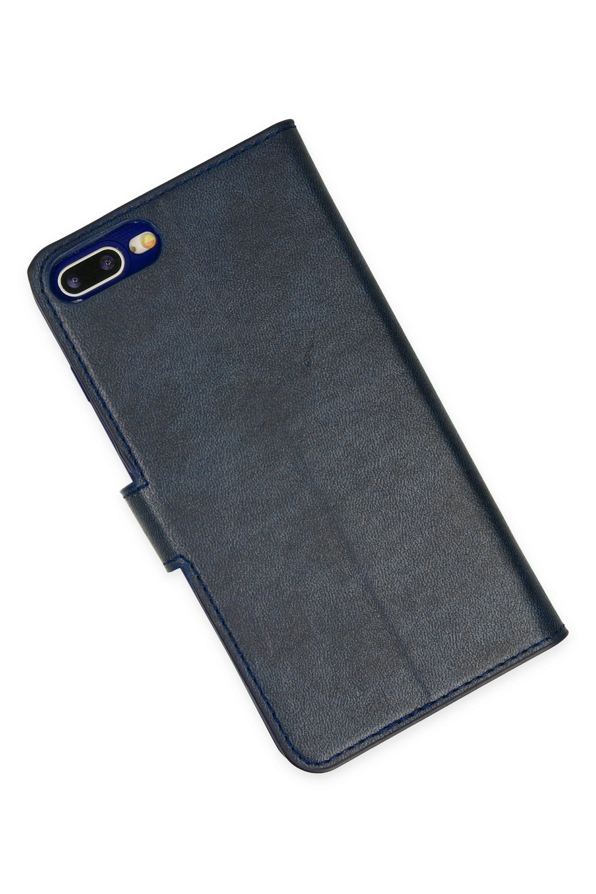 Newface iPhone 8 Plus Kılıf Zegna Yüzüklü Silikon Kapak - Koyu Yeşil