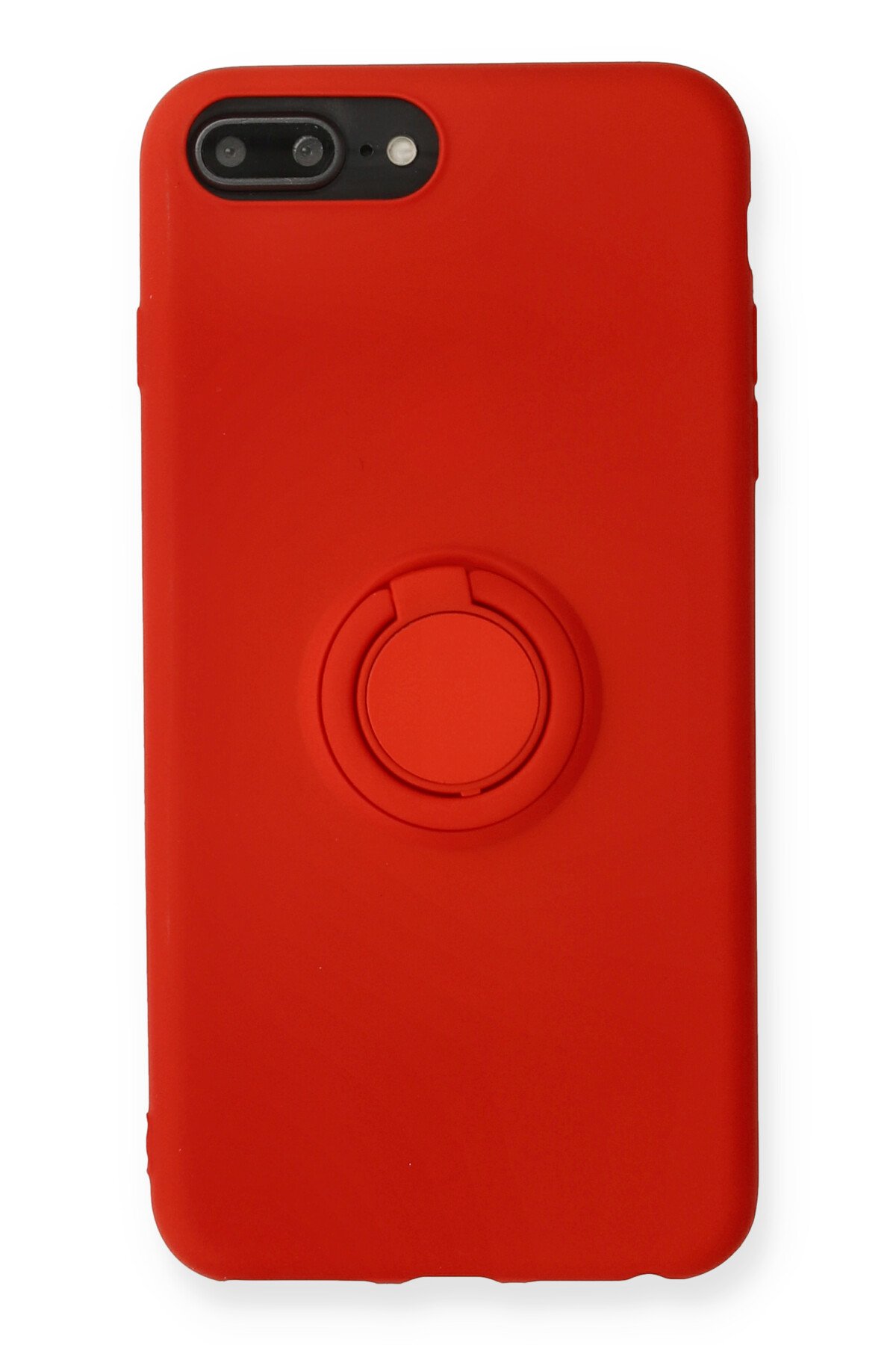 Newface iPhone 8 Plus Kılıf Platin Silikon - Siyah