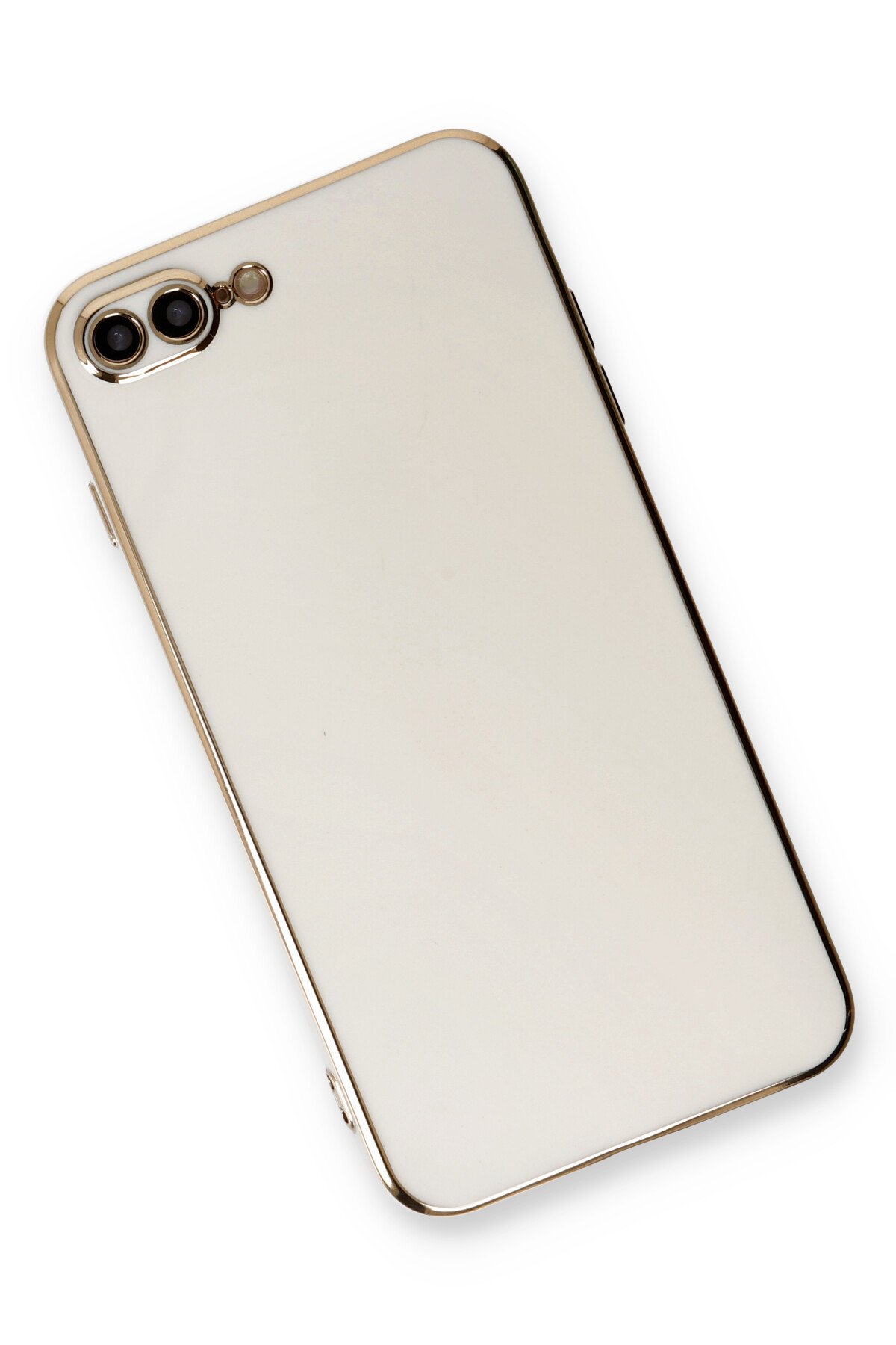 Newface iPhone 8 Plus Kılıf PP Ultra İnce Kapak - Beyaz