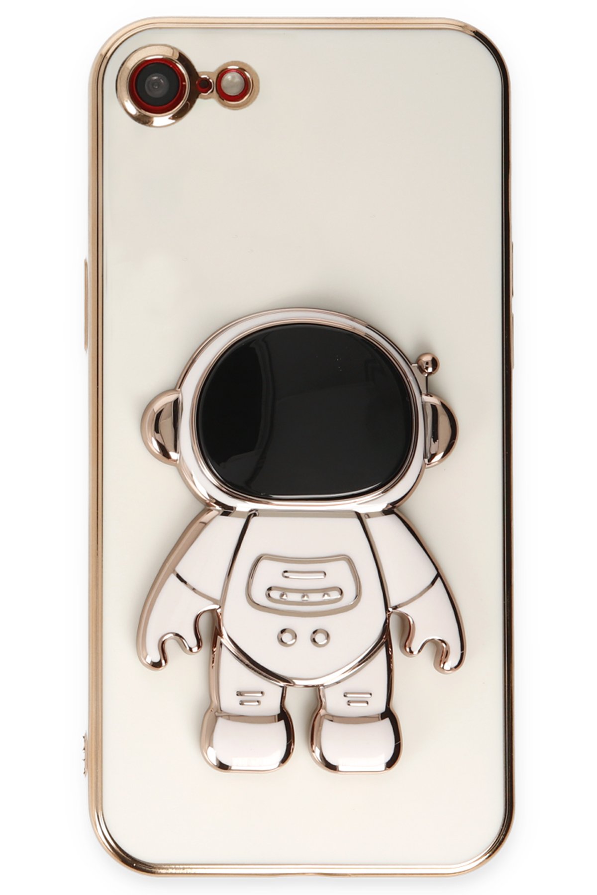 Newface iPhone SE 2020 Kılıf Volet Silikon - Mor