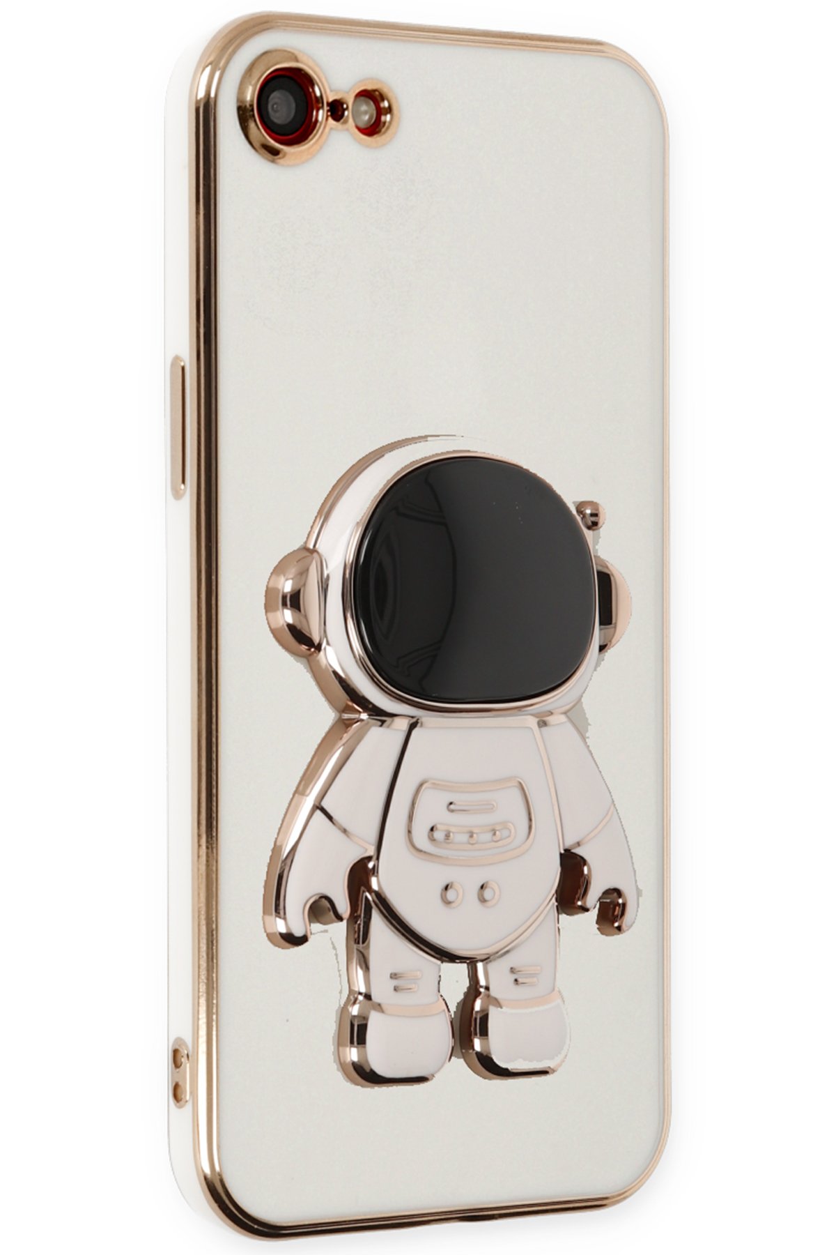 Newface iPhone SE 2020 Kılıf Volet Silikon - Mor