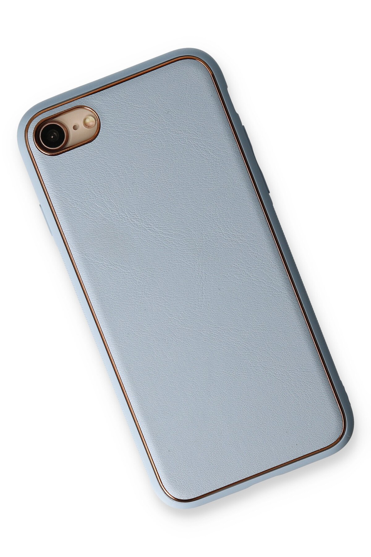 Newface iPhone SE 2020 Kılıf Coco Karbon Silikon - Mavi