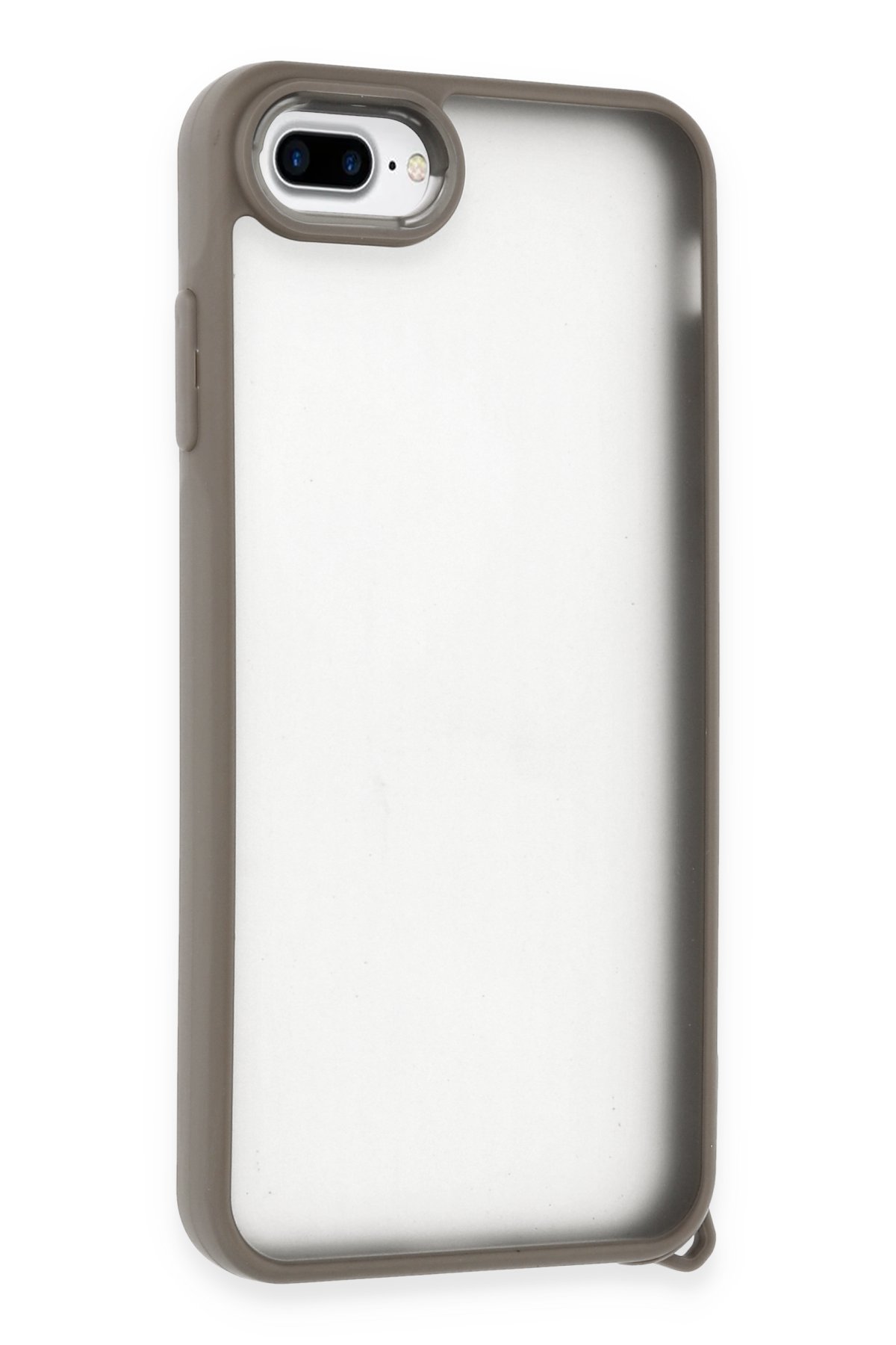 Newface iPhone SE 2020 Kılıf Platin Simli Silikon - Sarı