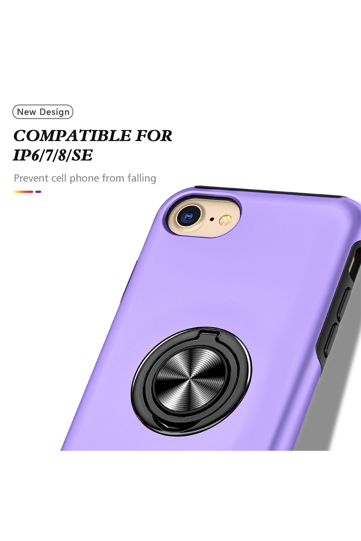 Newface iPhone SE 2020 Kılıf Liva Lens Silikon - Siyah