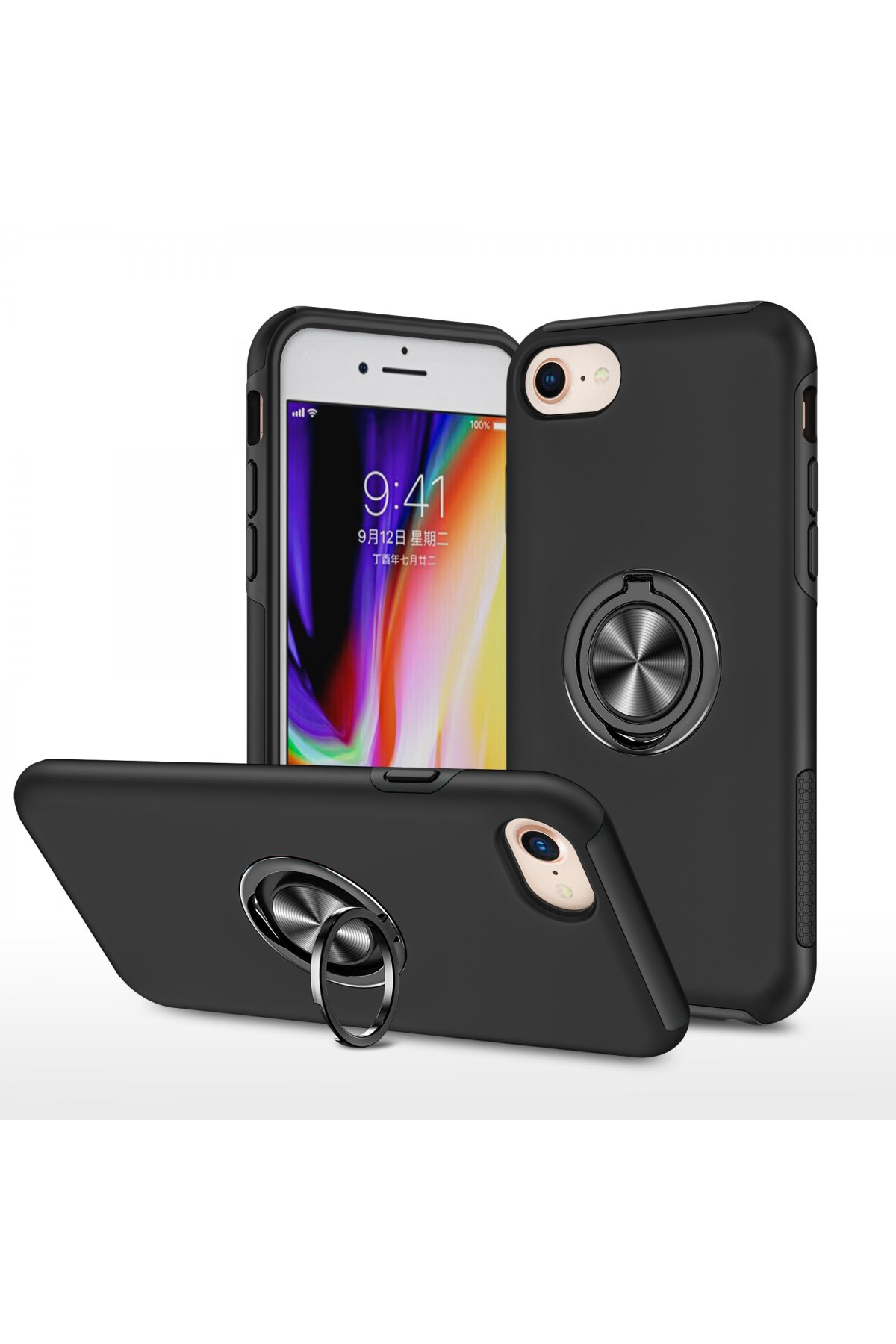 Newface iPhone SE 2020 Kılıf Lansman Glass Kapak - Sarı