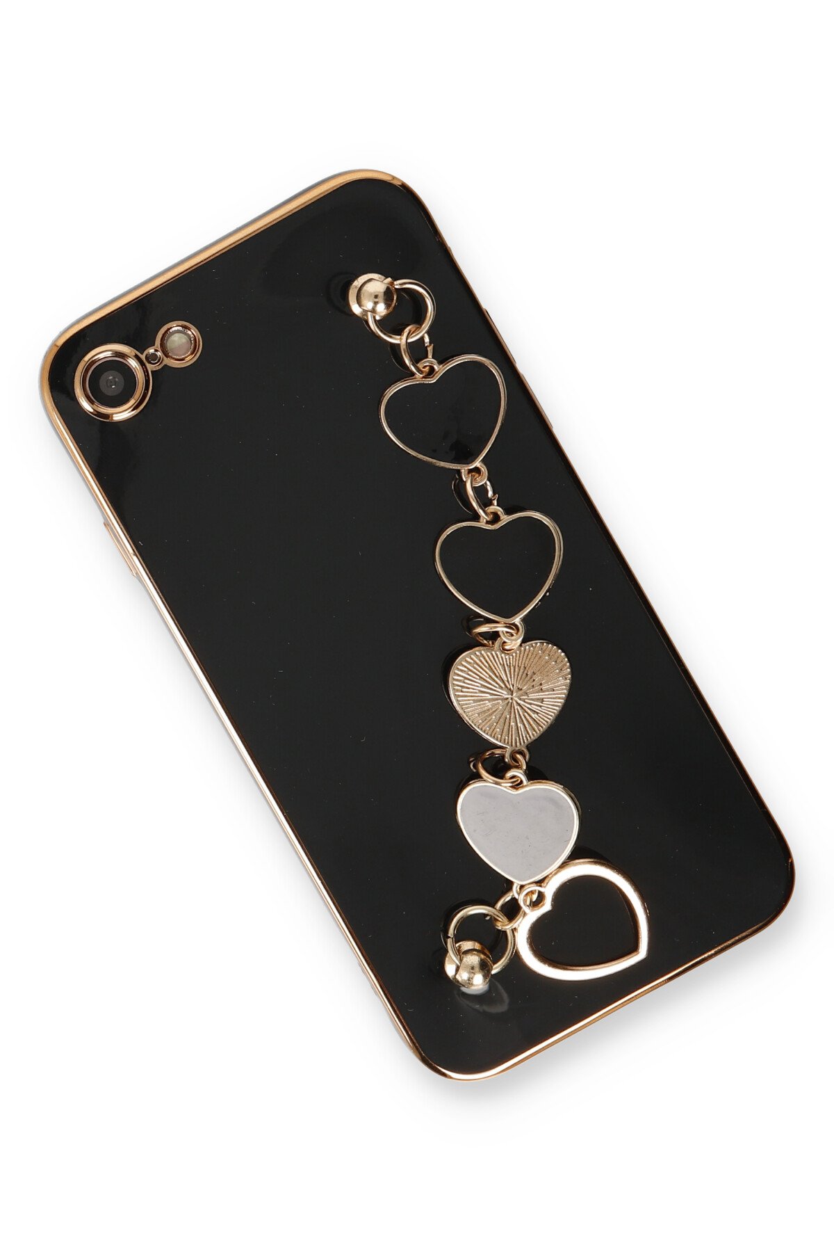 Newface iPhone SE 2020 Kılıf Esila Silikon - Siyah