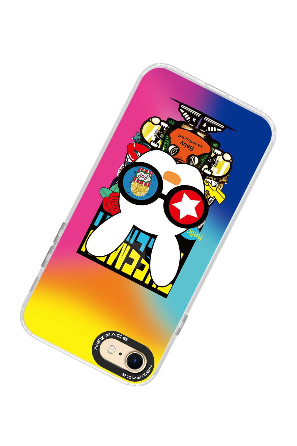 Newface iPhone SE 2020 Kılıf Mirror Desenli Kapak - Mirror - 5