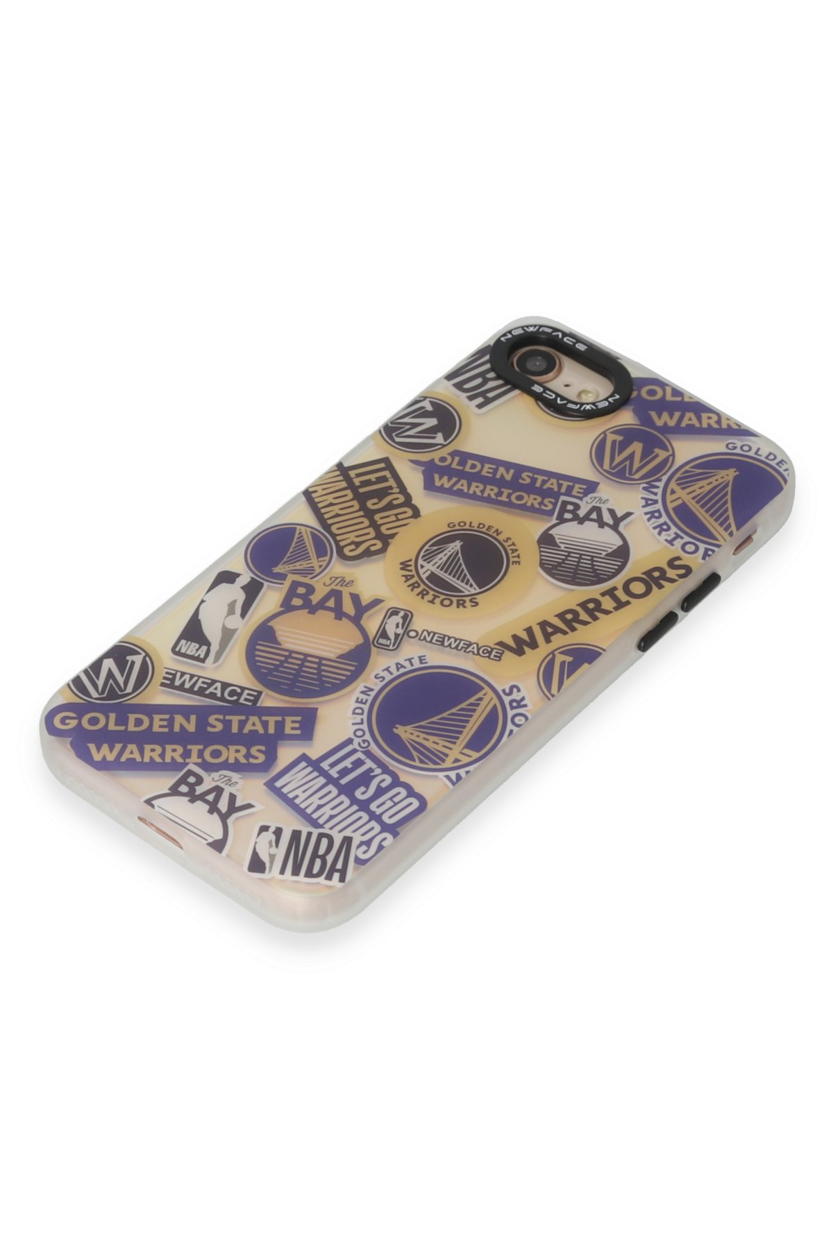 Newface iPhone SE 2020 Kılıf Coco Deri Silikon Kapak - Lila