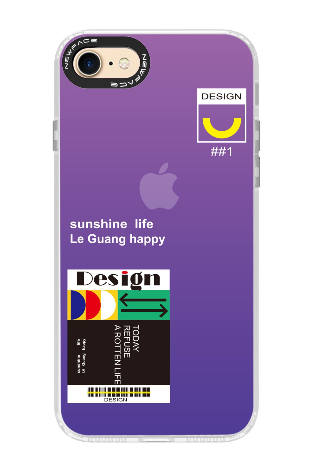 Newface iPhone SE 2020 Kılıf Zegna Yüzüklü Silikon Kapak - Rose