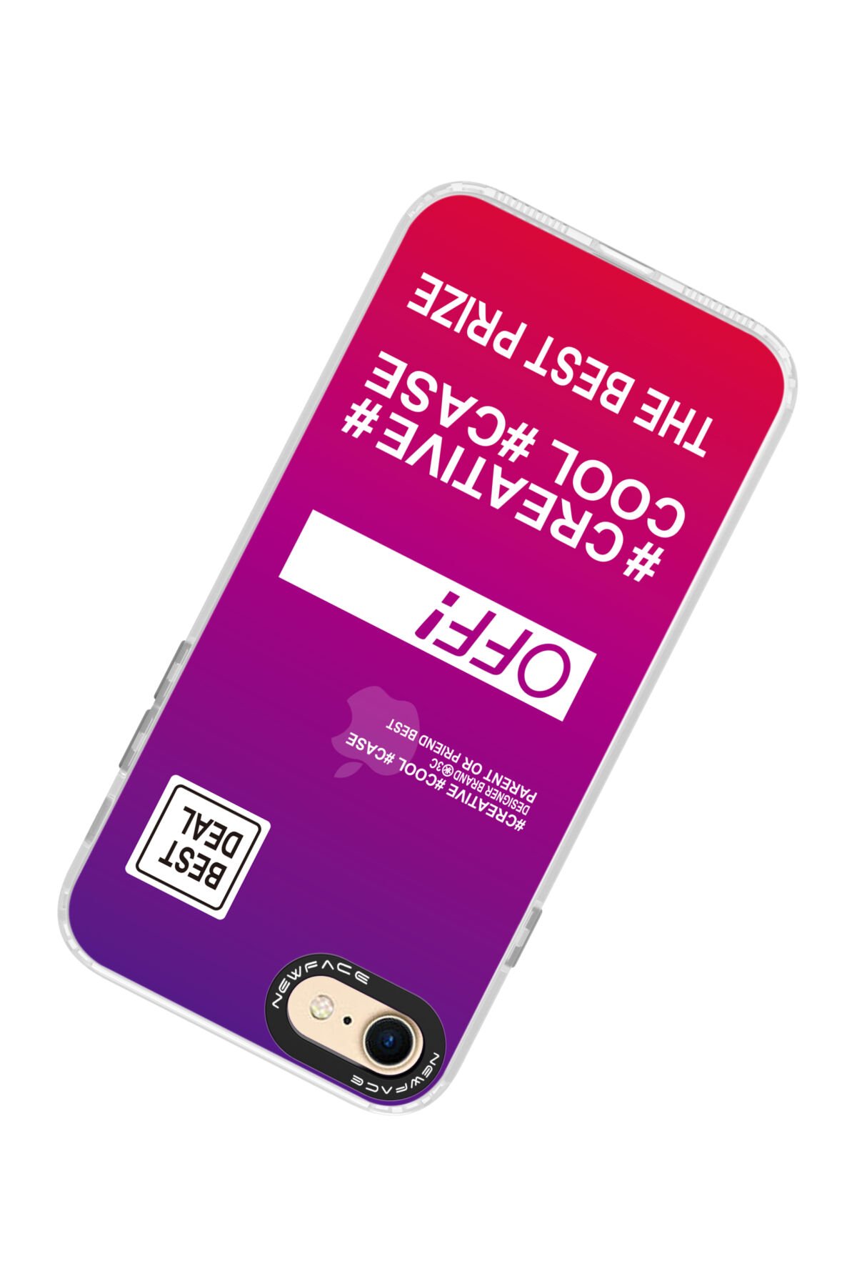 Newface iPhone SE 2020 Kılıf Loop Deri Silikon - Kırmızı