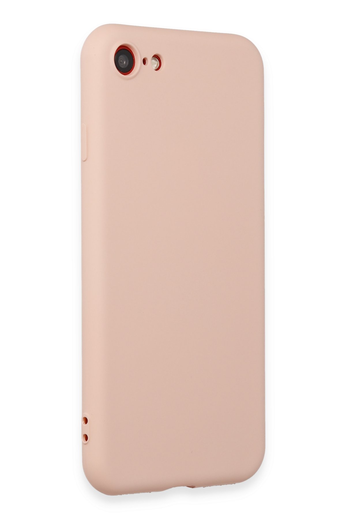 Newface iPhone SE 2020 Kılıf Lansman Glass Kapak - Pembe