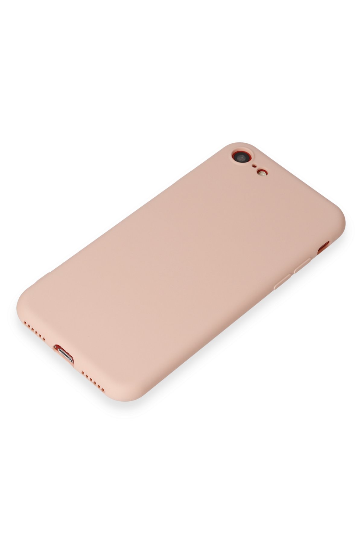 Newface iPhone SE 2020 Kılıf Lansman Glass Kapak - Pembe