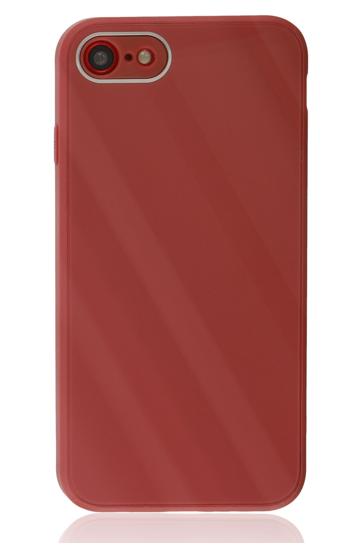 Newface iPhone SE 2020 Kılıf First Silikon - Kiremit