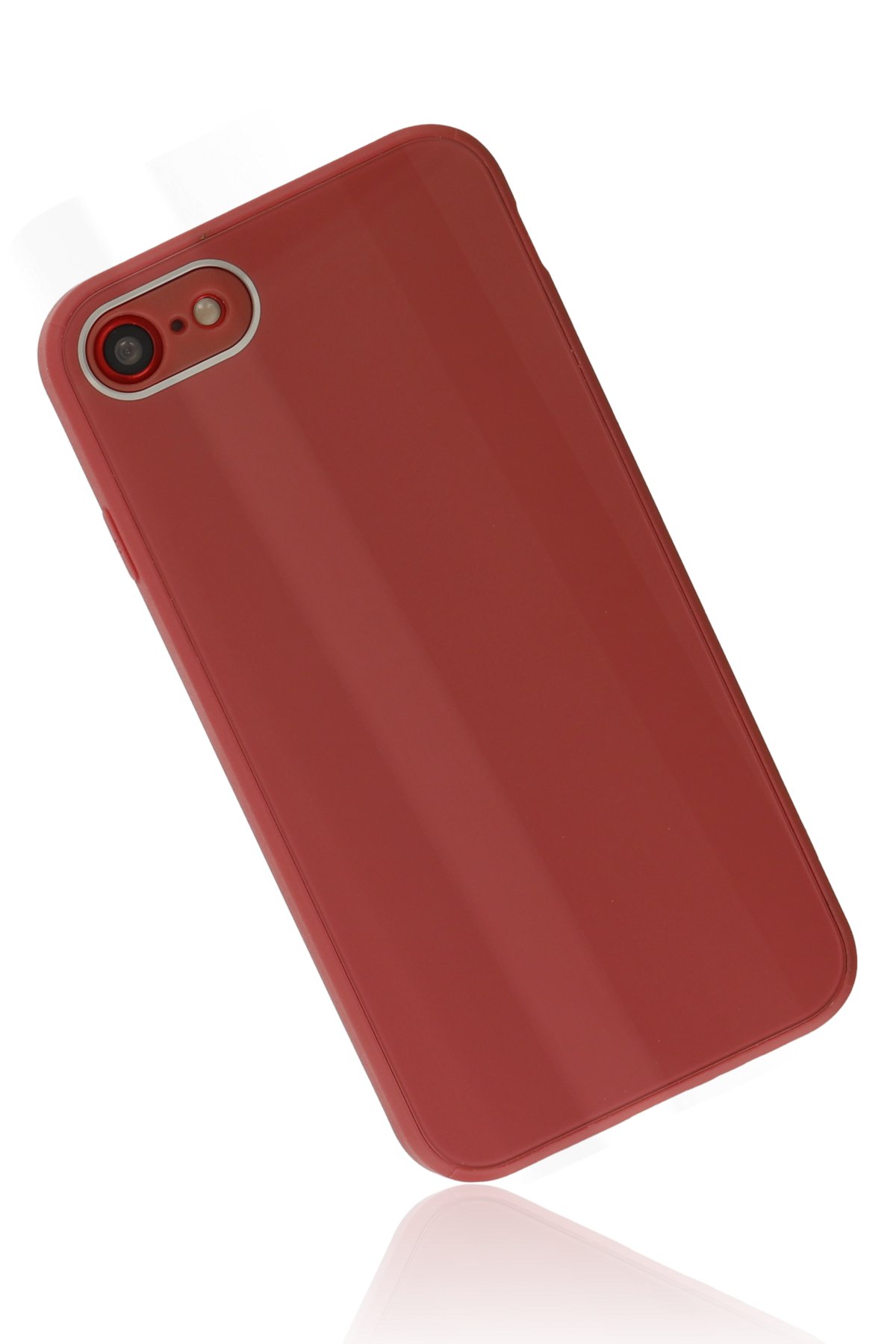 Newface iPhone SE 2020 Kılıf First Silikon - Kiremit